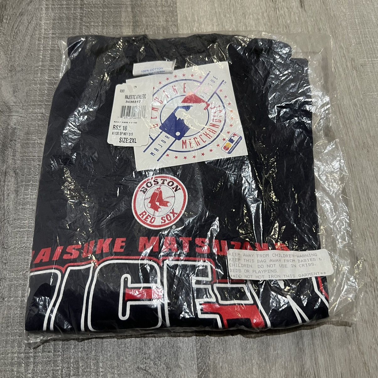 Majestic, Shirts, Majestic Daisuke Matsuzaka Boston Red Sox T Shirt Size  M Mlb Baseball Dice K