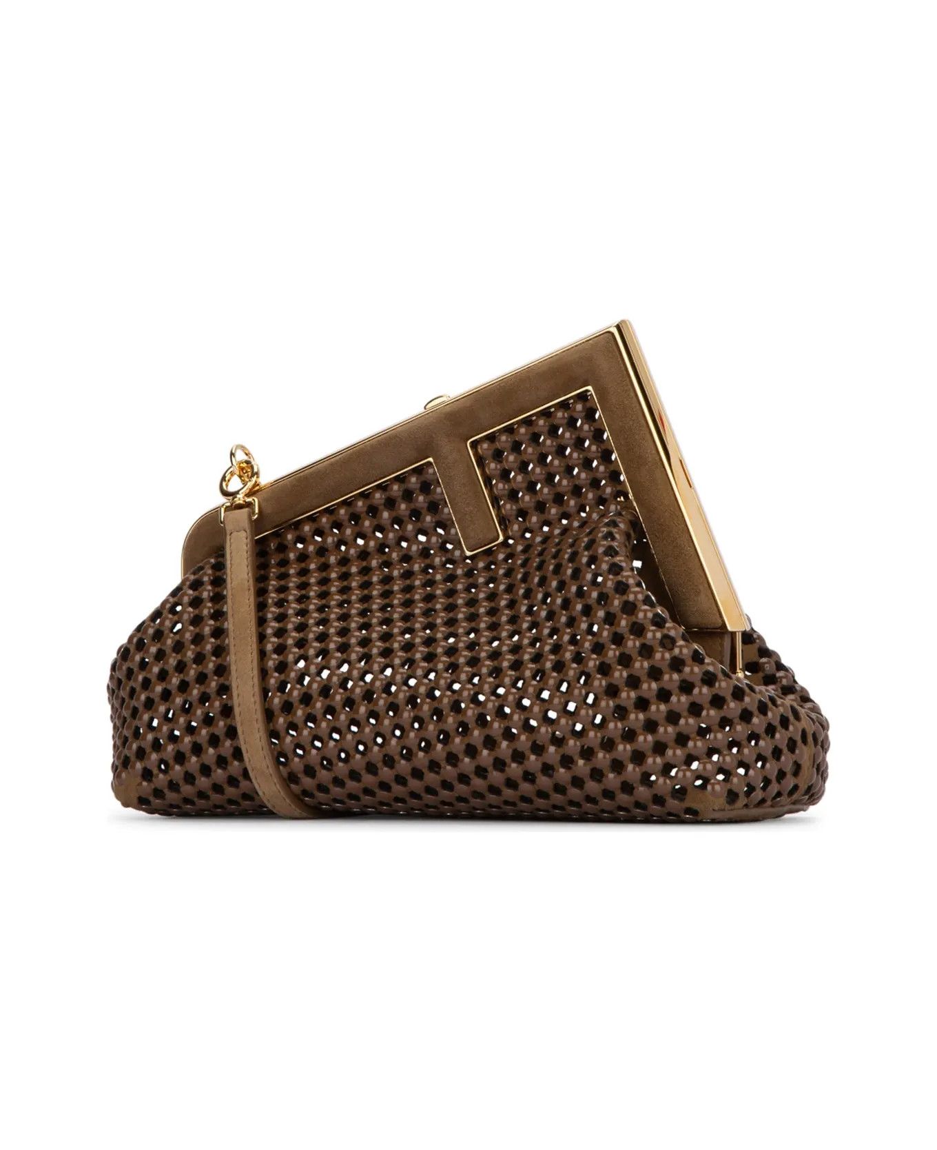 Fendi o1s1wg110326 Size: OS/First Small in Dark Brown Size ONE SIZE - 2 Thumbnail