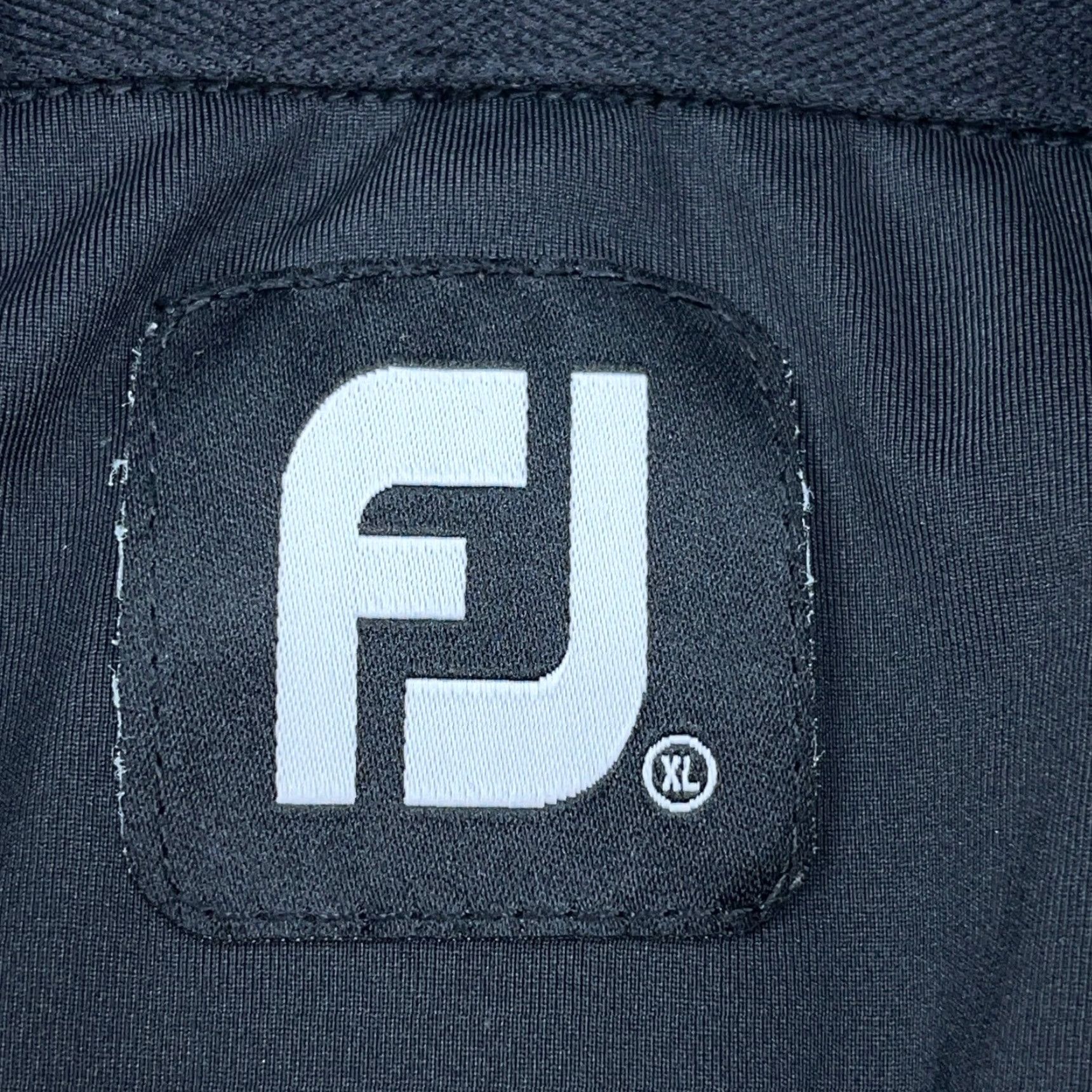 Footjoy FootJoy Polo Shirt Men XL Black Striped Performance Quick Dry Golf Club Logo Size US XL / EU 56 / 4 - 7 Thumbnail
