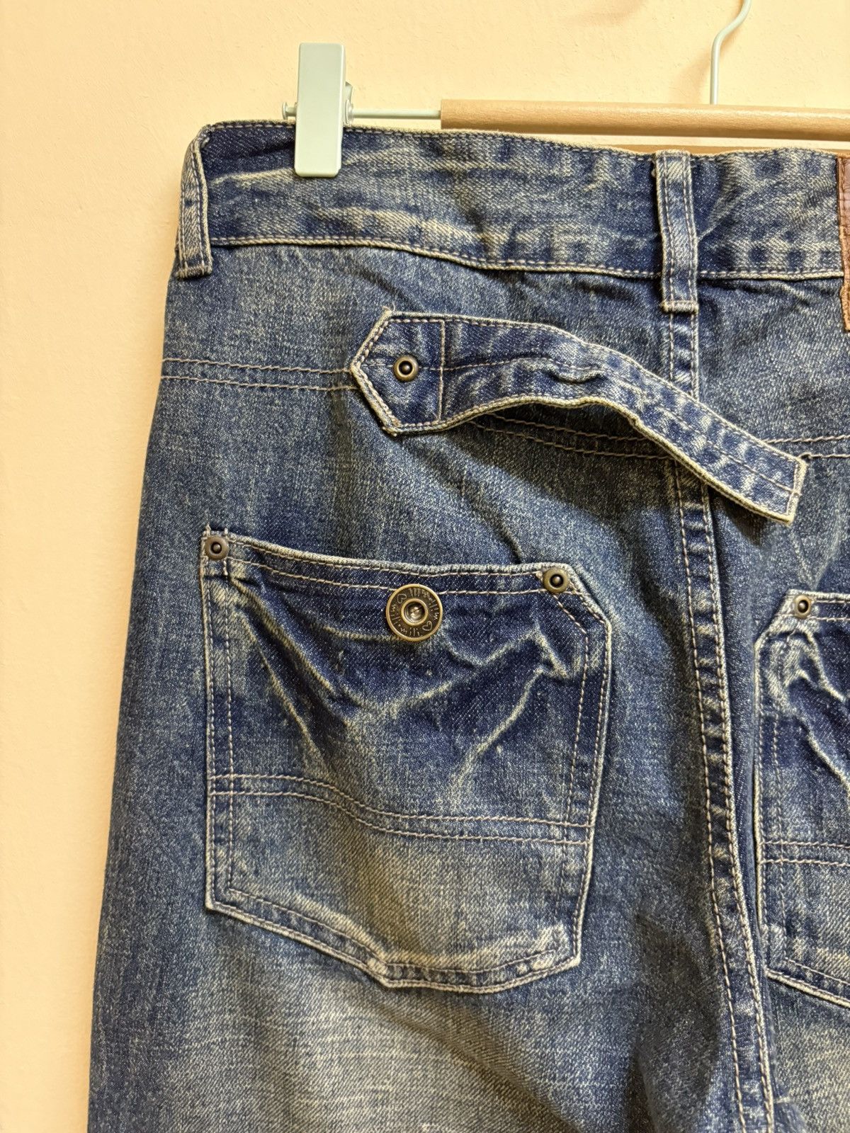 Designer Vintage Mili Mili Denim Jeans Japanese Fashion Designer Size US 31 - 8 Thumbnail