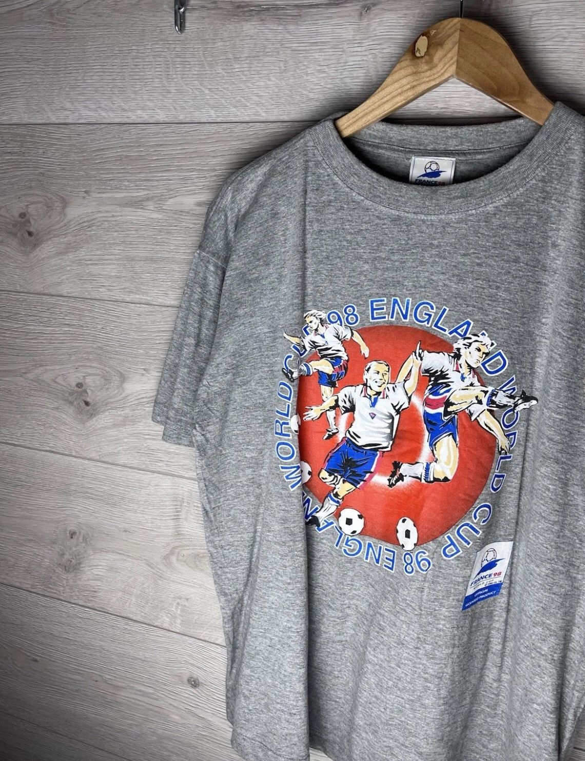 Other VINTAGE FAN-MERCH SHIRT FRANCE 98s SOCCER JERSEY SIZE M Size US M / EU 48-50 / 2 - 3 Thumbnail