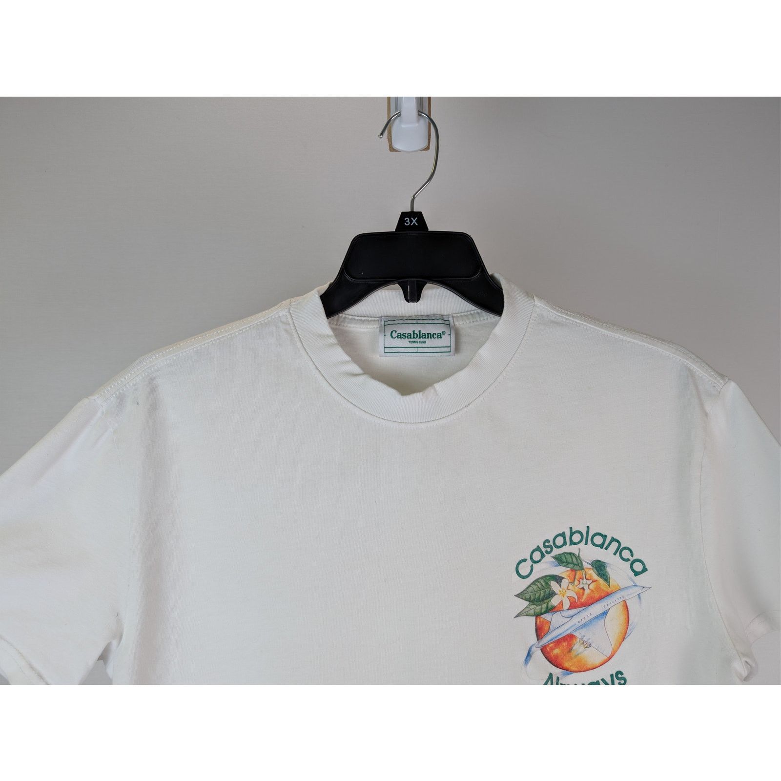 Casablanca o1rshd1 CC20 Orbite Autour De L'Orange airway print t-Shirt Size US L / EU 52-54 / 3 - 3 Thumbnail