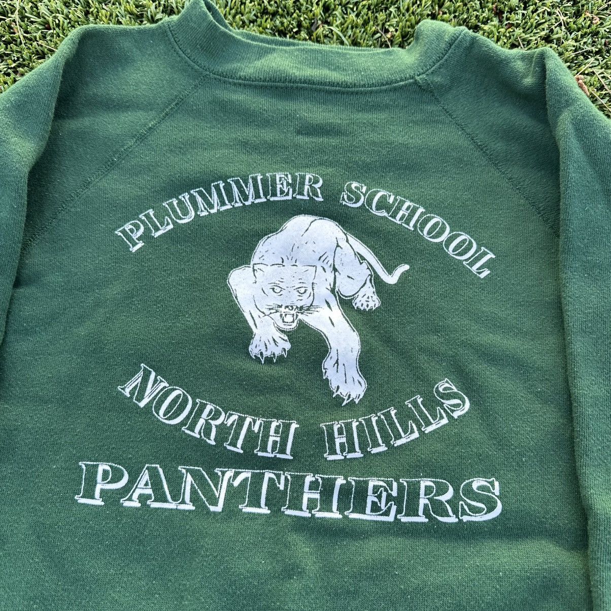 Vintage Vintage Raglin Panthers Crewneck Sweatshirt Size US M / EU 48-50 / 2 - 1 Thumbnail