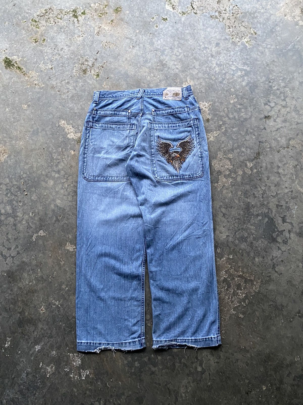 JNCO Jnco 85 eagle Buzzard Wide leg Size US 33 - 2 Thumbnail