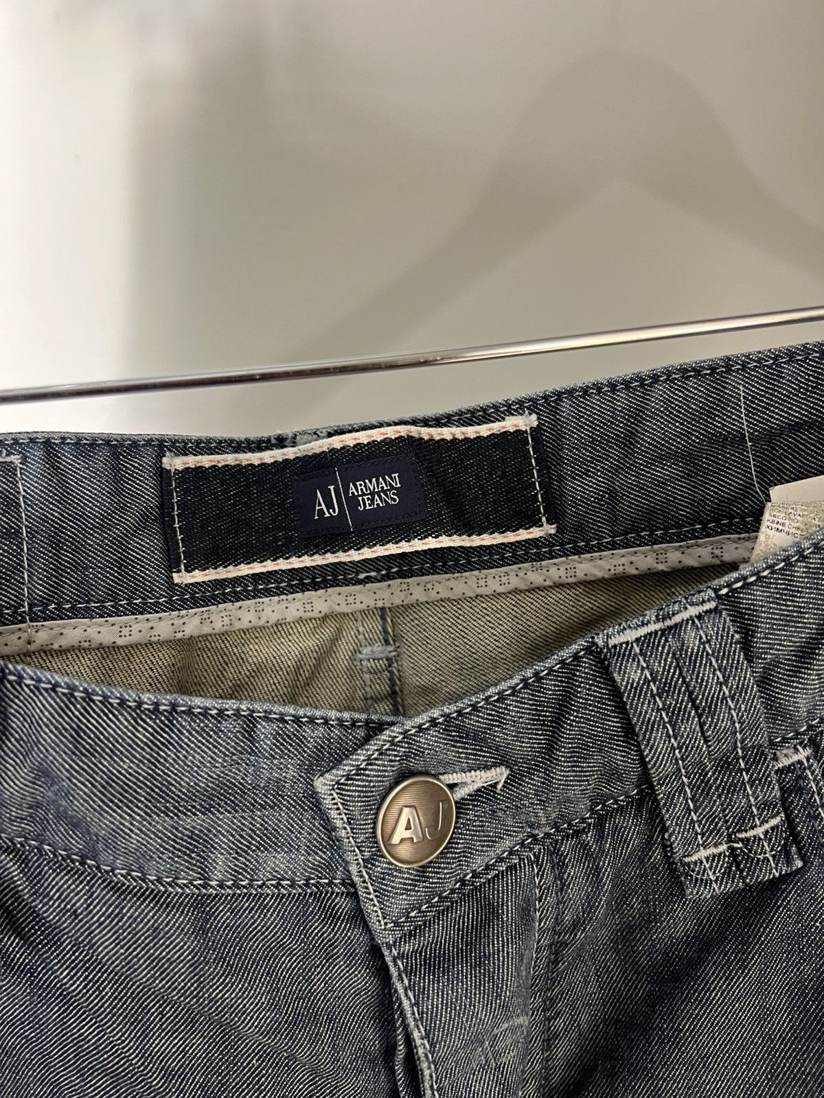 Armani VINTAGE ARMANI JEANS DENIM ITALIAN DESIGNER RETRO Y2K 90s Size US 32 / EU 48 - 12 Thumbnail