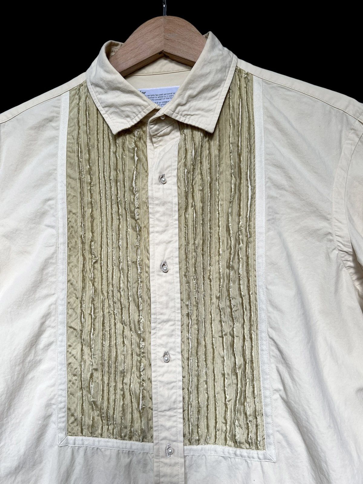 Kolor Junichi Abe Kolor 70s Inspired Ruffled Button Up Shirt Size US M / EU 48-50 / 2 - 6 Thumbnail
