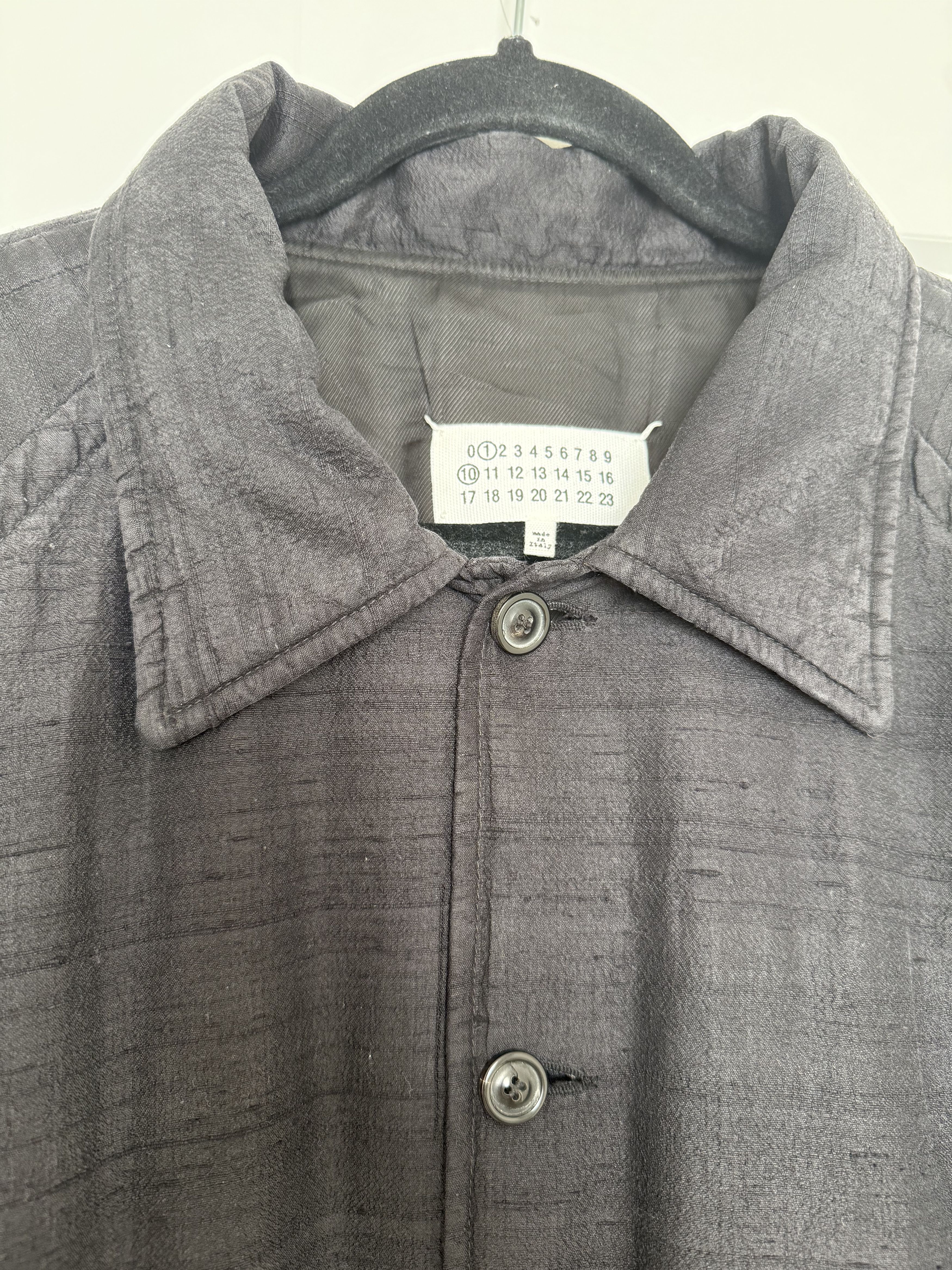 Maison Margiela Maison Margiela SS23 Silk Dupion Bomber Jacket Black 48 / M Size US M / EU 48-50 / 2 - 5 Thumbnail