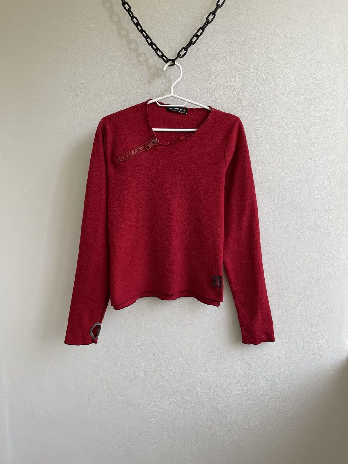 Cop Copine Cop Copine Asymmetrical Fleece Sweatshirt Sweater Hoody Size M / US 6-8 / IT 42-44 - 1 Thumbnail