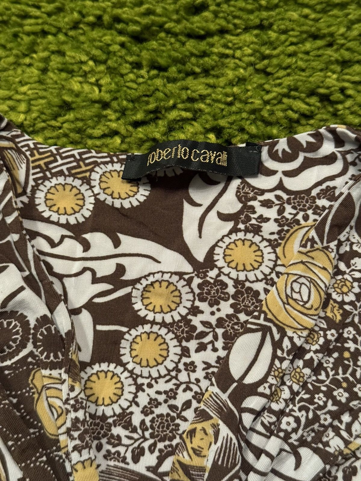 Just Cavalli × Roberto Cavalli × Vintage Roberto Cavalli 2000s vintage floral pattern tank top Y2K Size S / US 4 / IT 40 - 5 Thumbnail