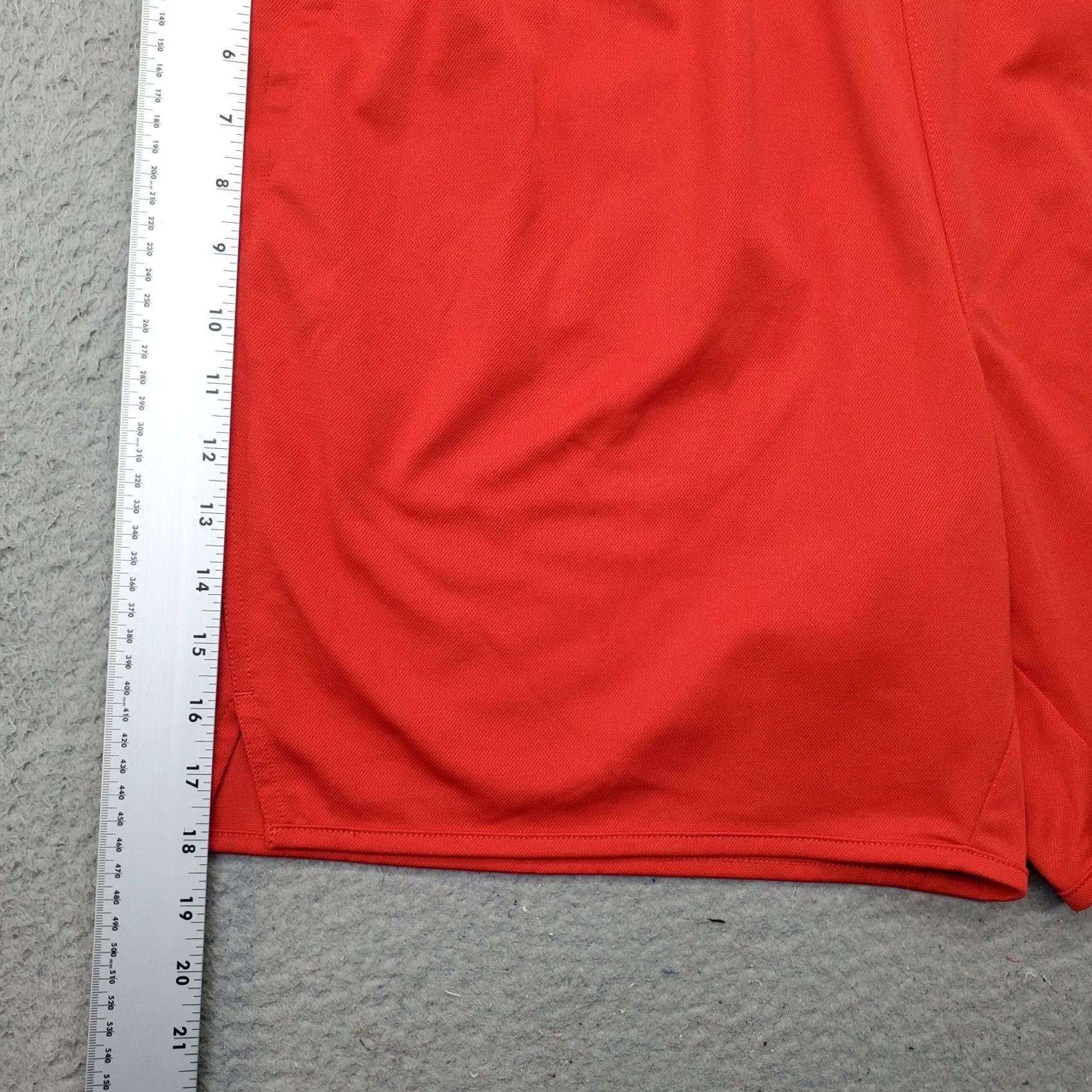 Nike Nike Knit Hybrid Training Shorts Mens XXL Red Swoosh Logo Elastic Waist Size US 39 - 3 Thumbnail