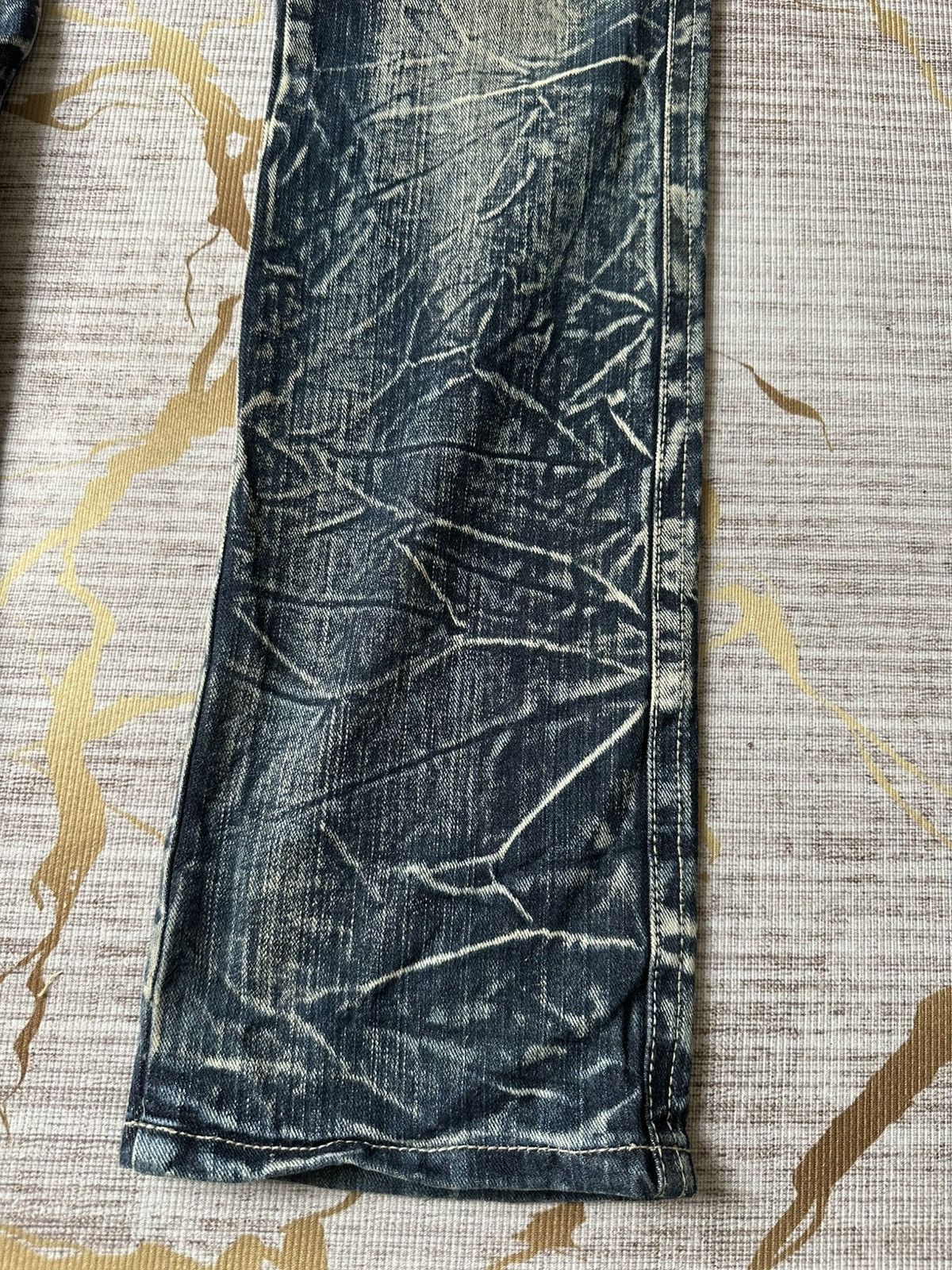 Japanese Brand Tommorow Claw Marks Patches Design Denim Size US 32 / EU 48 - 7 Thumbnail