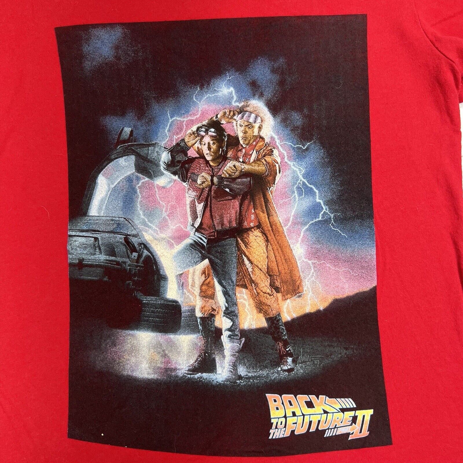 Universal Studios Universal Studios Back to The Future 2 Red Graphic T-Shirt Size US S / EU 44-46 / 1 - 3 Thumbnail