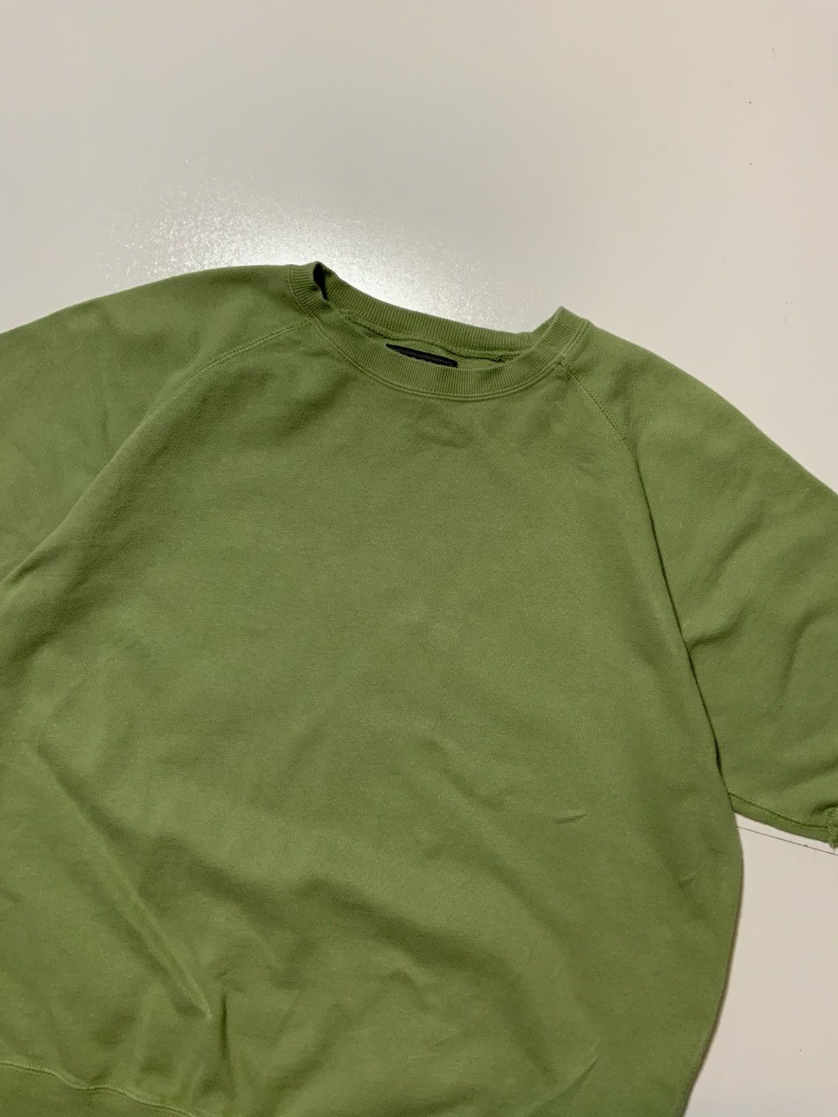 Beams Plus Beams Plus Made In Japan Green Terry Fleece S/S Sweatshirt Size US M / EU 48-50 / 2 - 3 Thumbnail