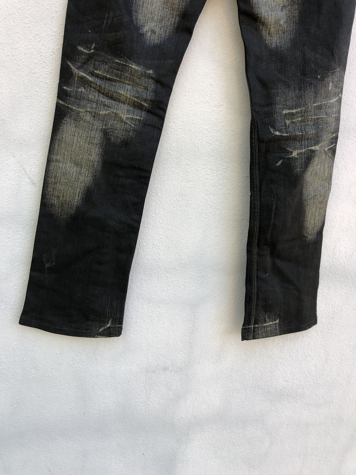 Nicole Club Nicole Club Flare Washed Biker Jeans Size US 28 / EU 44 - 10 Thumbnail