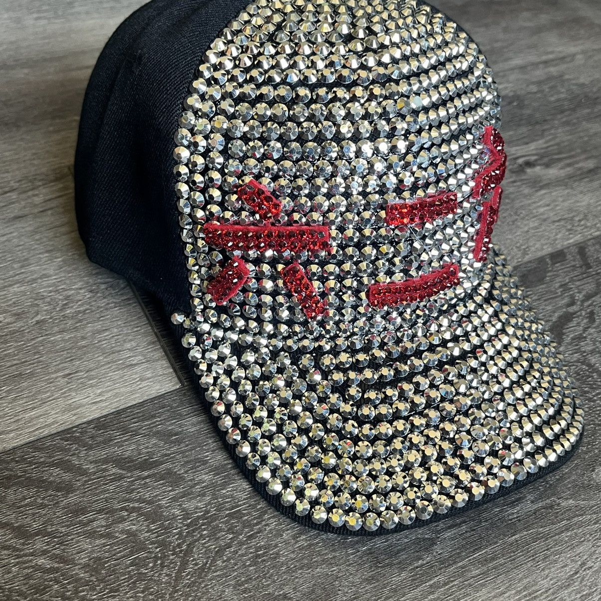 Drain Gang × Sad Boys Jackzebra 六红帽 Six Red Hat Studded Rhinestone Rare Surf Gang Size ONE SIZE - 2 Thumbnail