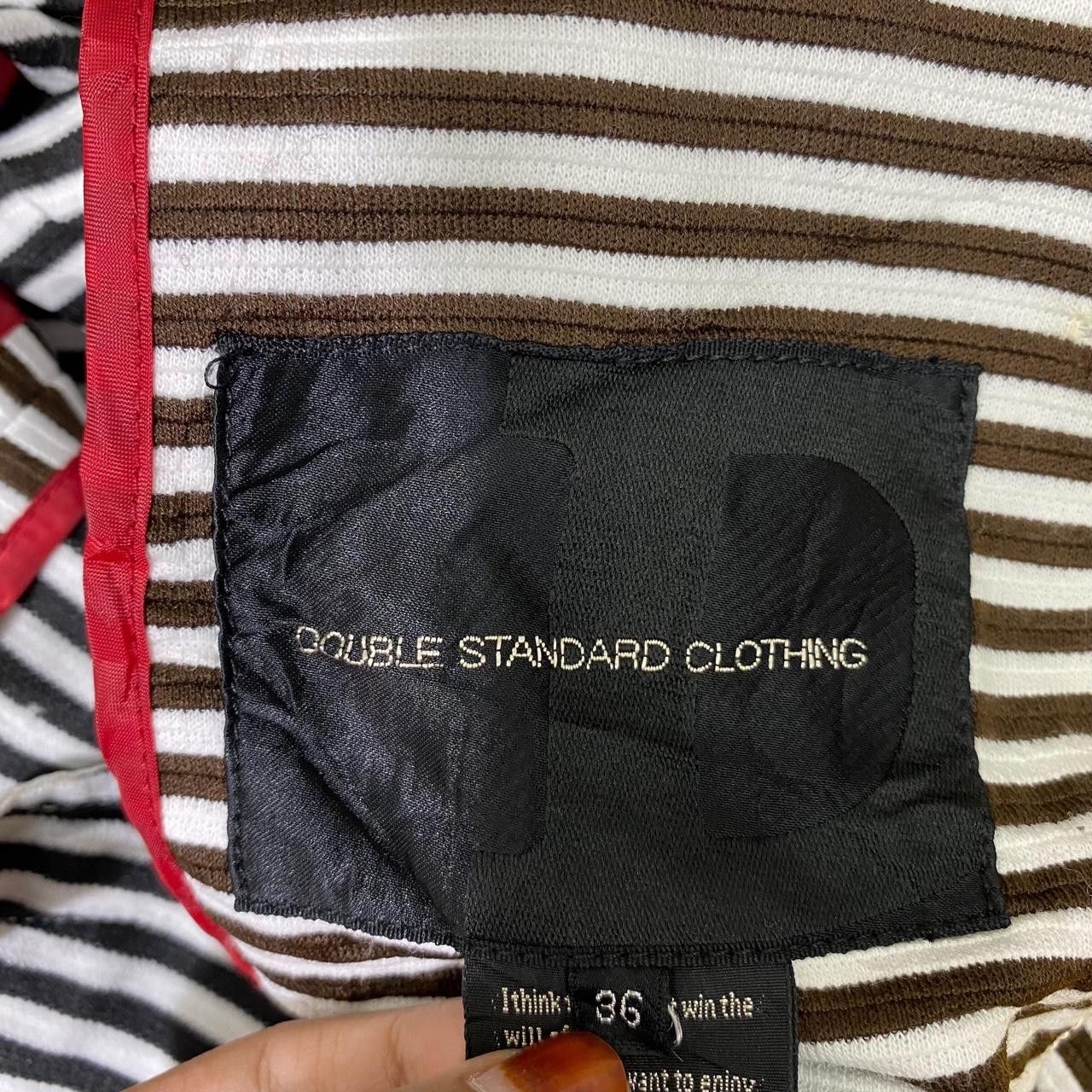 Vintage Vtg DOUBLE STANDARD CLOTHING Striped Cardigan Jacket Size S / US 4 / IT 40 - 4 Thumbnail