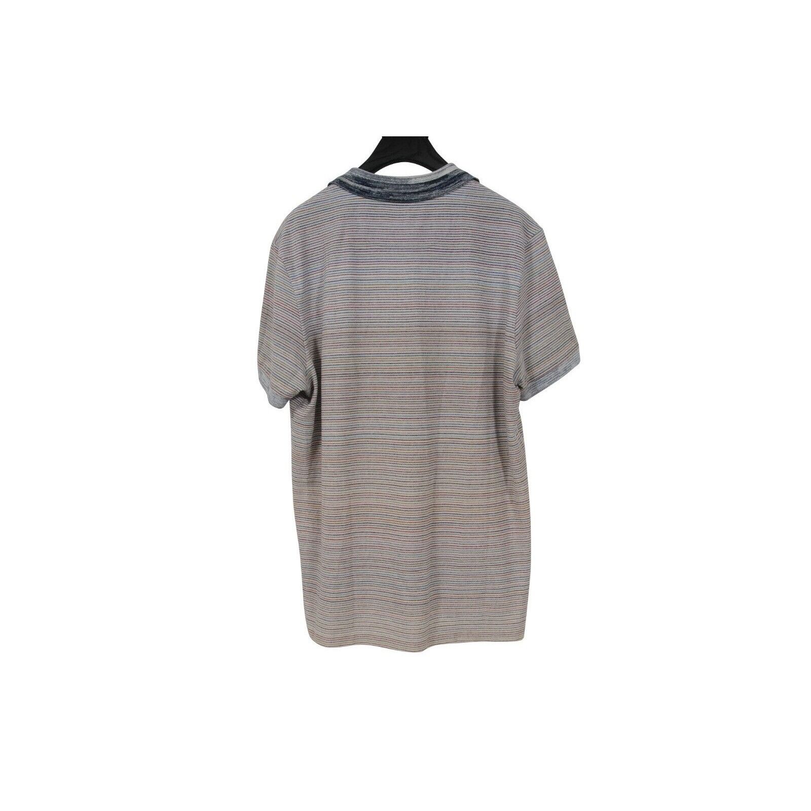 Missoni Striped Polo Shirt Blue White Orange Size US M / EU 48-50 / 2 - 2 Thumbnail