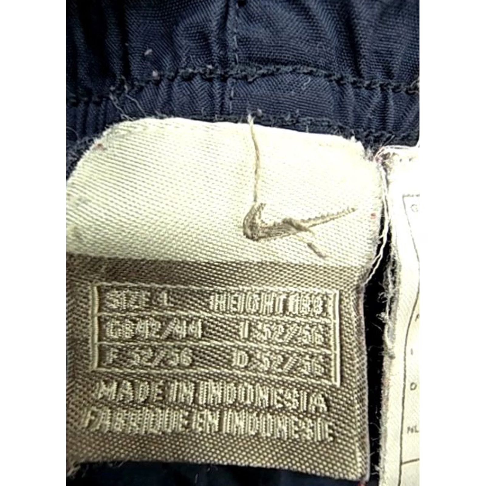 Nike Nike Mens Navy Track Pants L Drawstring Solid Size US 33 - 3 Thumbnail