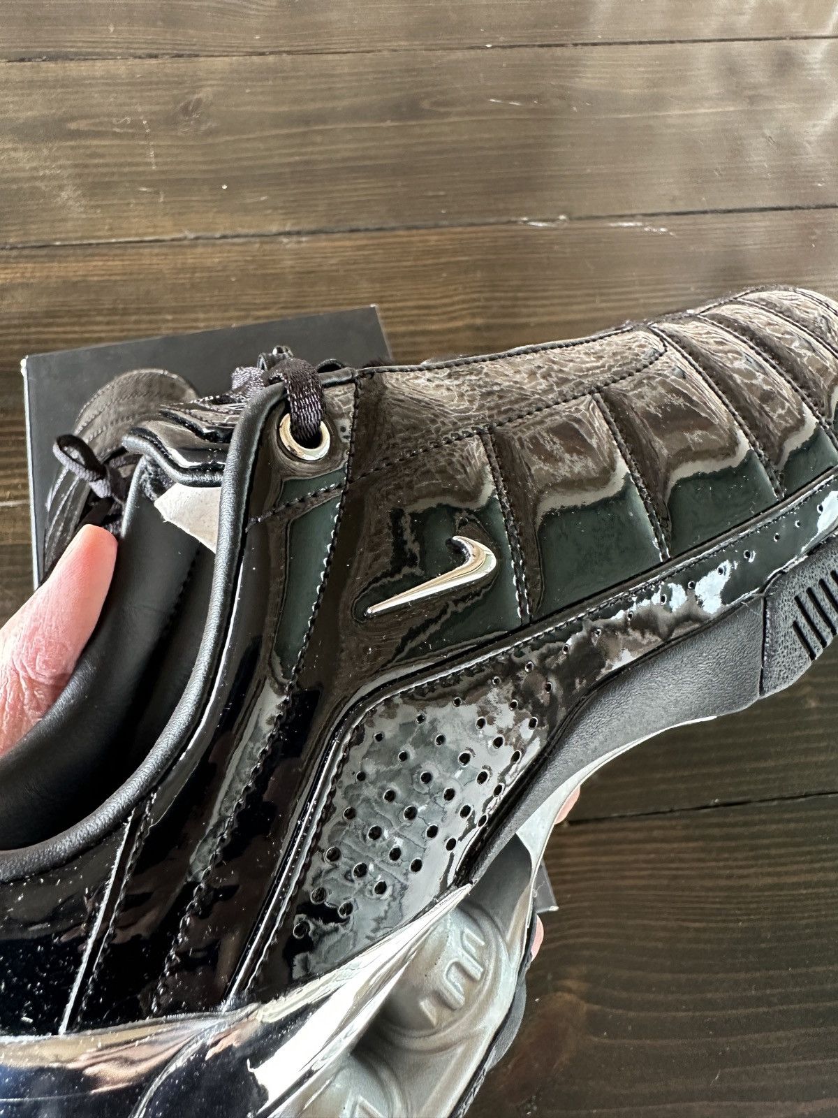 Nike Maha Amsterdam x Nike T90 Shox Black Silver Size US 8 / EU 41 - 10 Thumbnail
