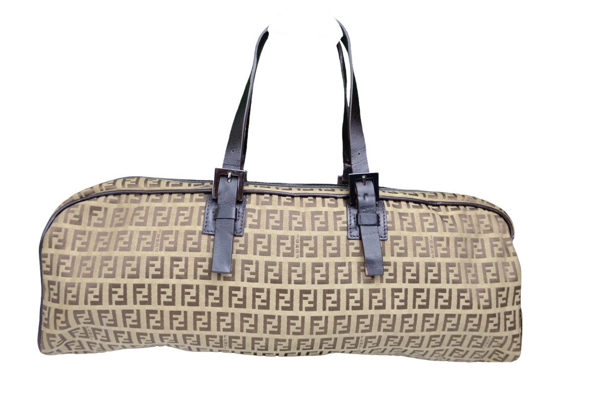 Fendi Authentic vintage Fendi vintage zucchino monogram barrel bag Size ONE SIZE - 2 Thumbnail