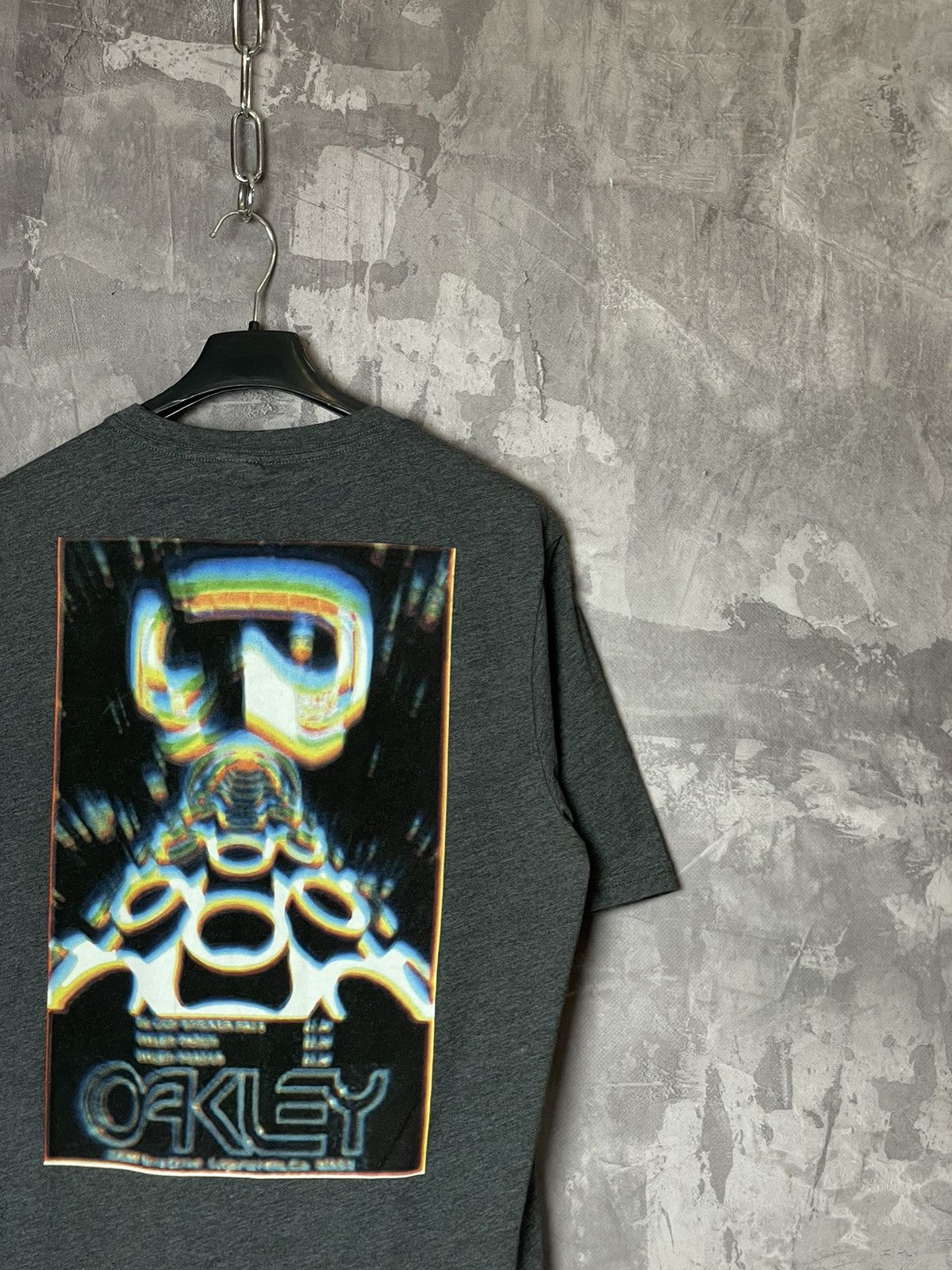 Oakley × Vintage Vintage y2k Oakley Goggles logo t-shirt tee gorpcore 90s Size US S / EU 44-46 / 1 - 4 Thumbnail