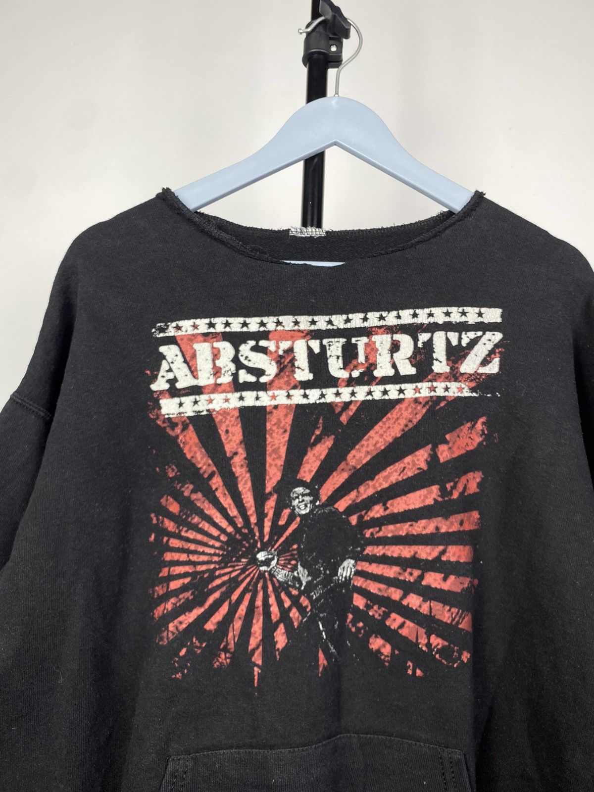Band Tees × Vintage Vintage 00s Punk ABSTURTZ - Alles Wird Gut Band Faded Black Size US M / EU 48-50 / 2 - 5 Thumbnail