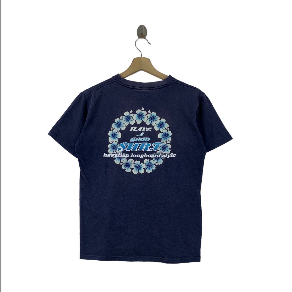 Vintage THIRDWAVE SURF HAWAI Longboard Floral Tee Shirt Size M / US 6-8 / IT 42-44 - 3 Thumbnail