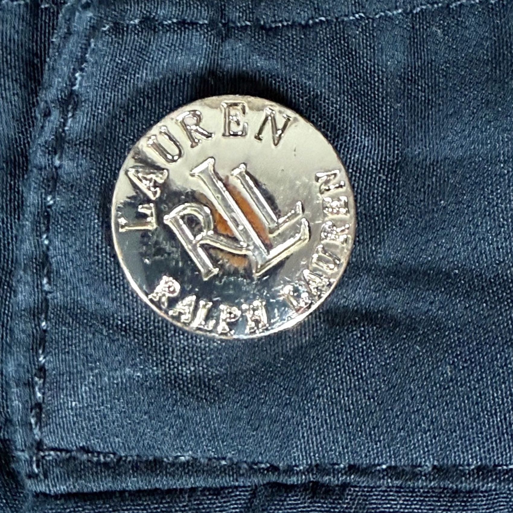 Ralph Lauren Lauren Ralph Lauren Active Track Pants Women 14 Navy Blue Pockets Elastic Waist Slit 30 Inseam Athletic Casual Athleisure Size 36" / US 14 / IT 50 - 5 Thumbnail