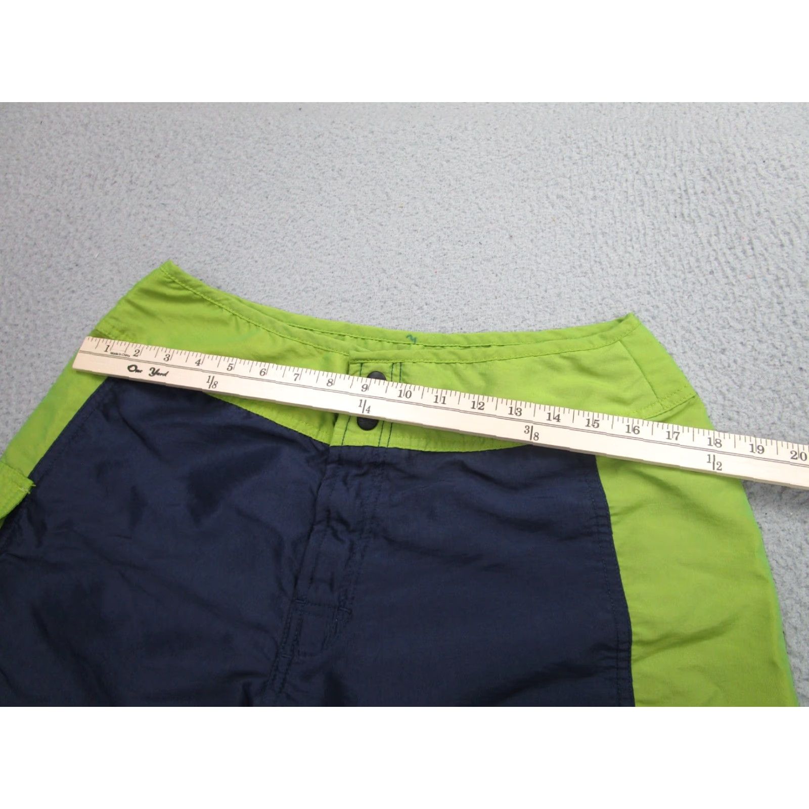 Mossimo VINTAGE Mossimo Shorts Mens 32 Blue Green Neon Swim Trunks Surf 80s 90s Size US 32 / EU 48 - 3 Thumbnail