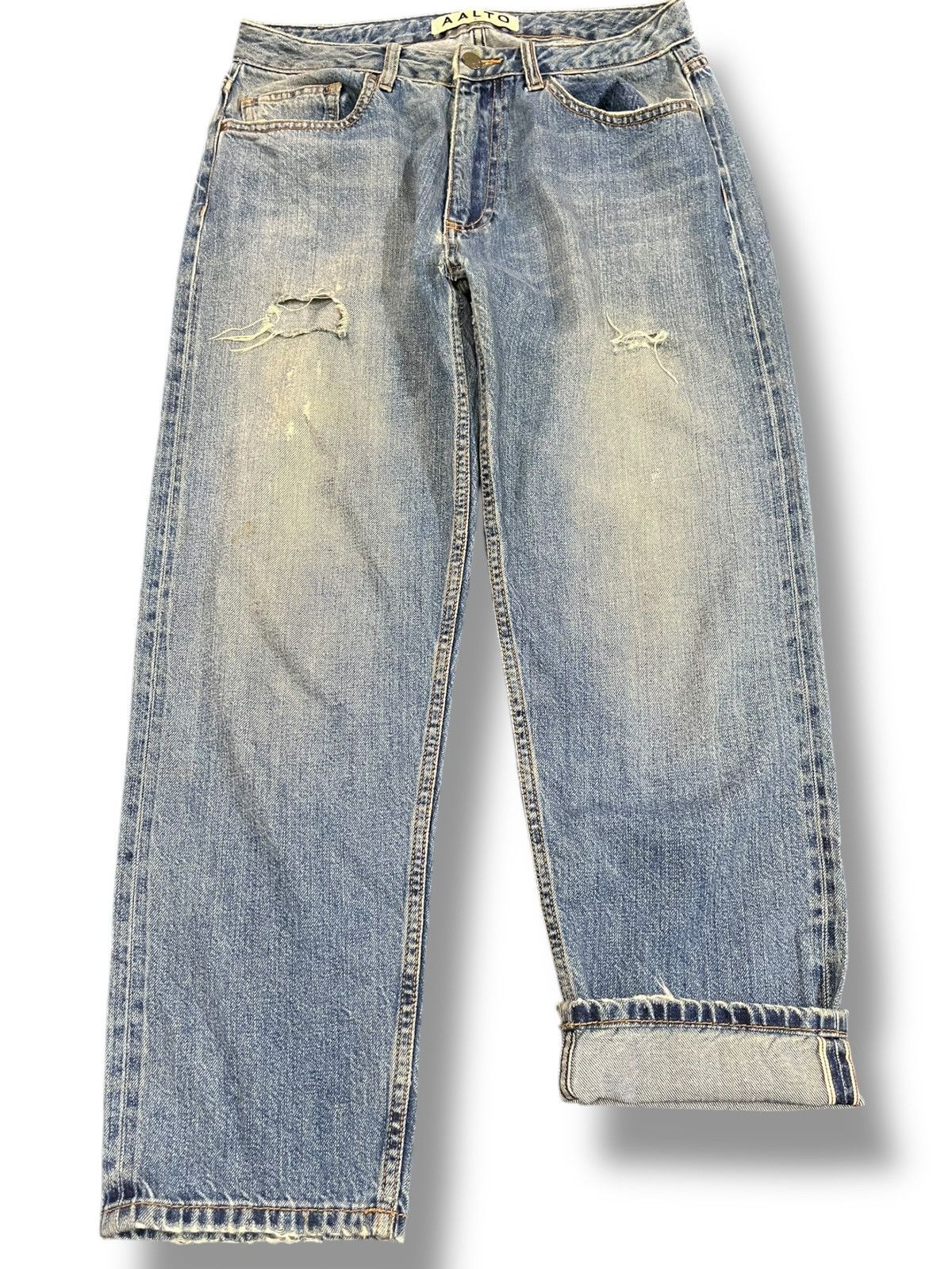 Vintage Aalto Selvedge Distressed Denim