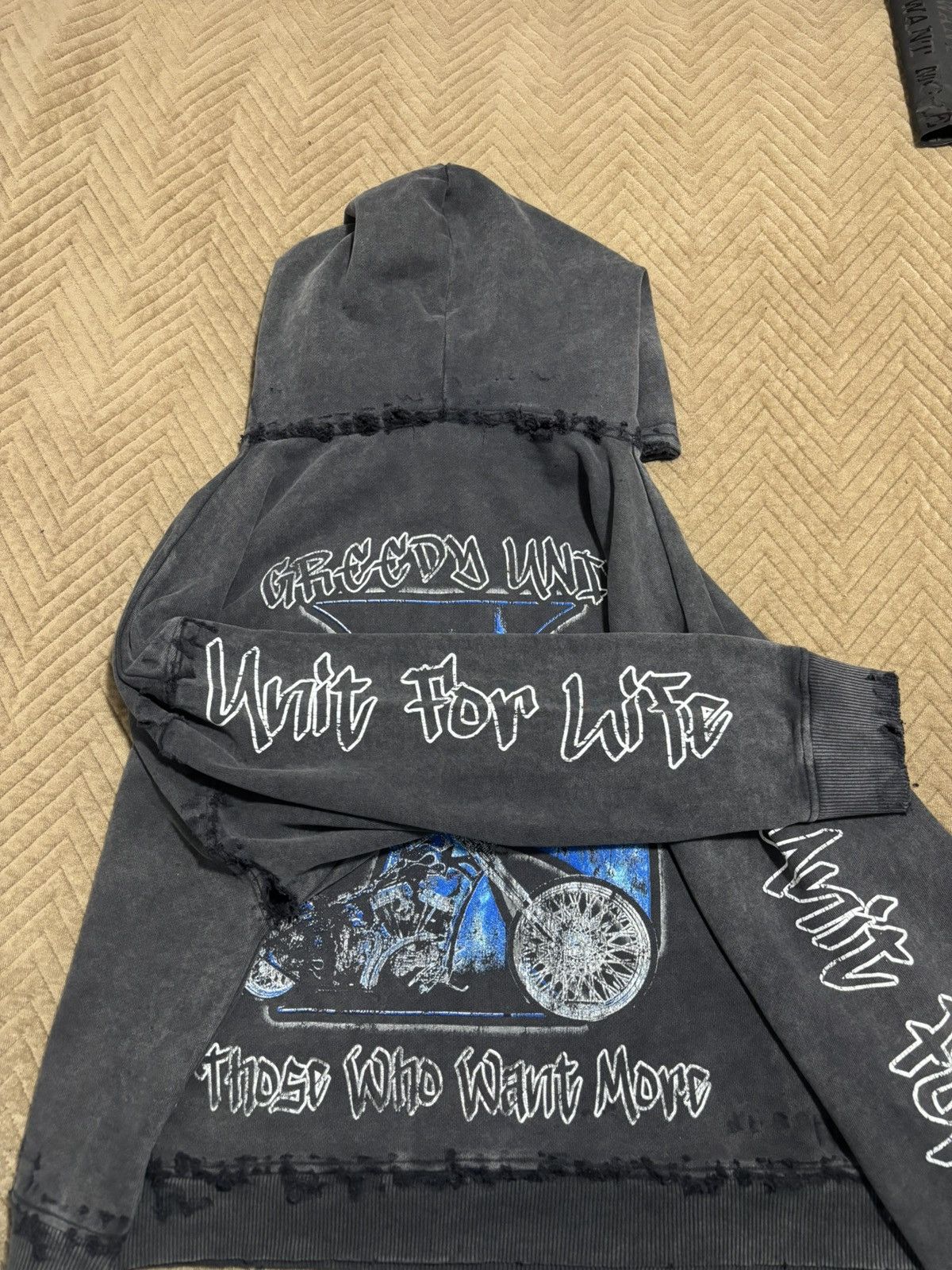 Greedy Unit Greedy Unit Thrashed Choppers Hoodie Size US S / EU 44-46 / 1 - 5 Thumbnail
