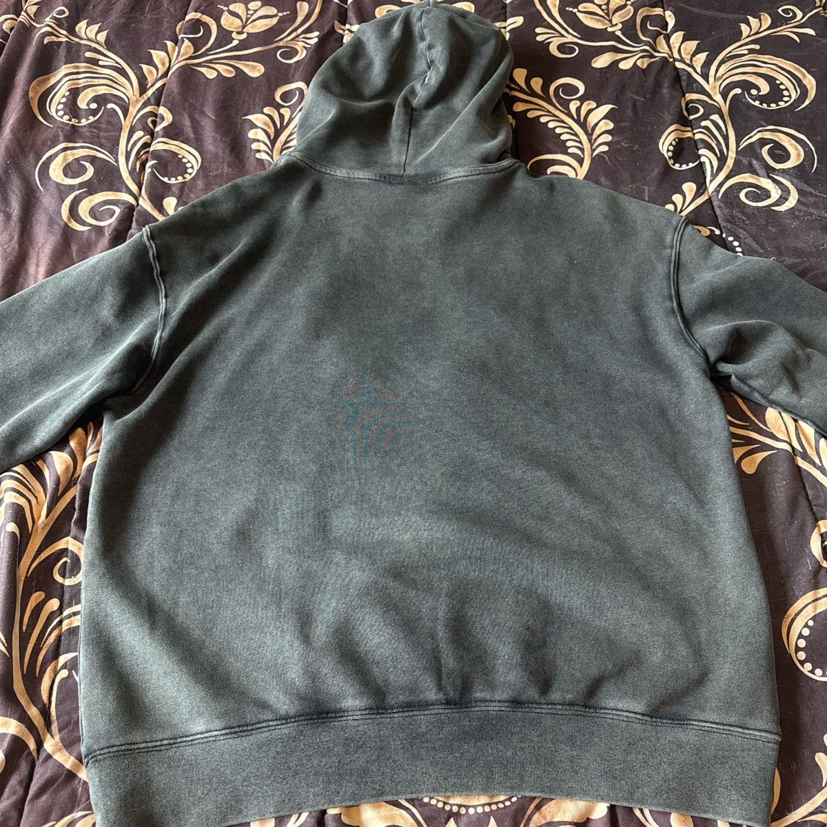 Japanese Brand Kuttn Jujutsu Kaisen Yuta Acid-Wash Grey Embroidered Hoodie Size US S / EU 44-46 / 1 - 3 Thumbnail