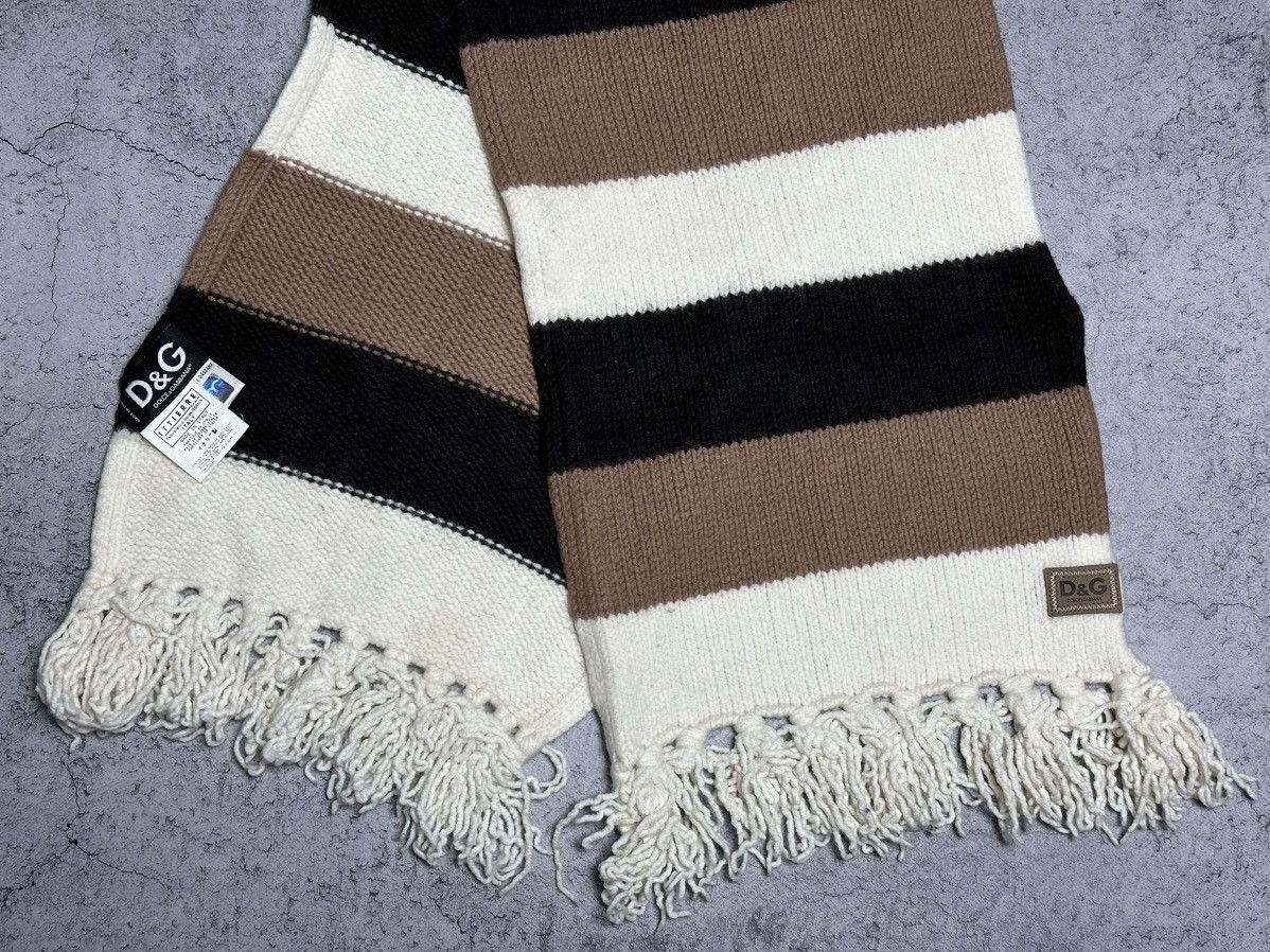 Dolce & Gabbana Vintage Dolce & Gabbana Wool Knitted Scarf / Muffler Size ONE SIZE - 2 Thumbnail