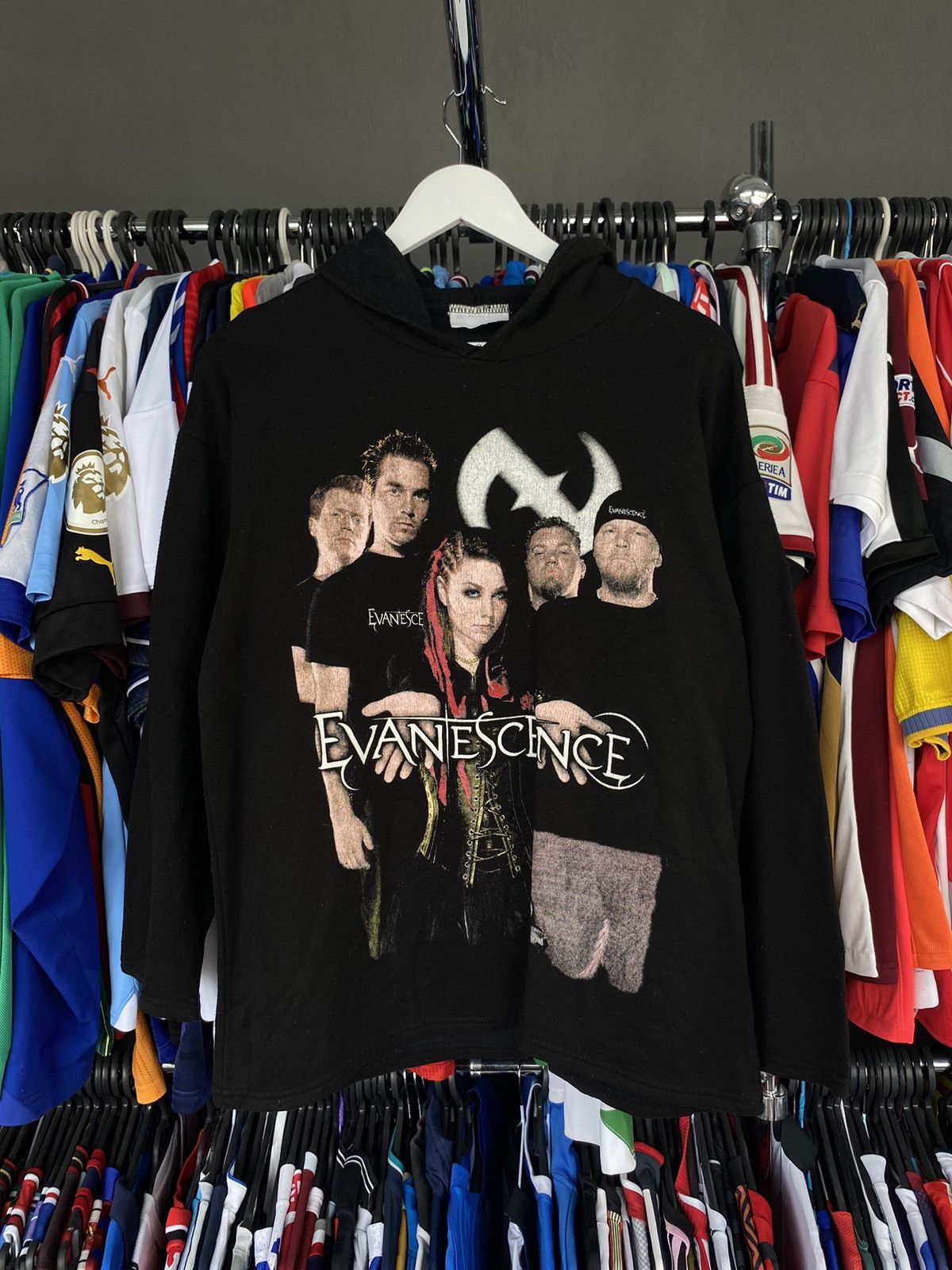 Newline VINTAGE 2000s EVANESCENCE FALLEN ALBUM HOODIE METAL Size US M / EU 48-50 / 2 - 1 Thumbnail