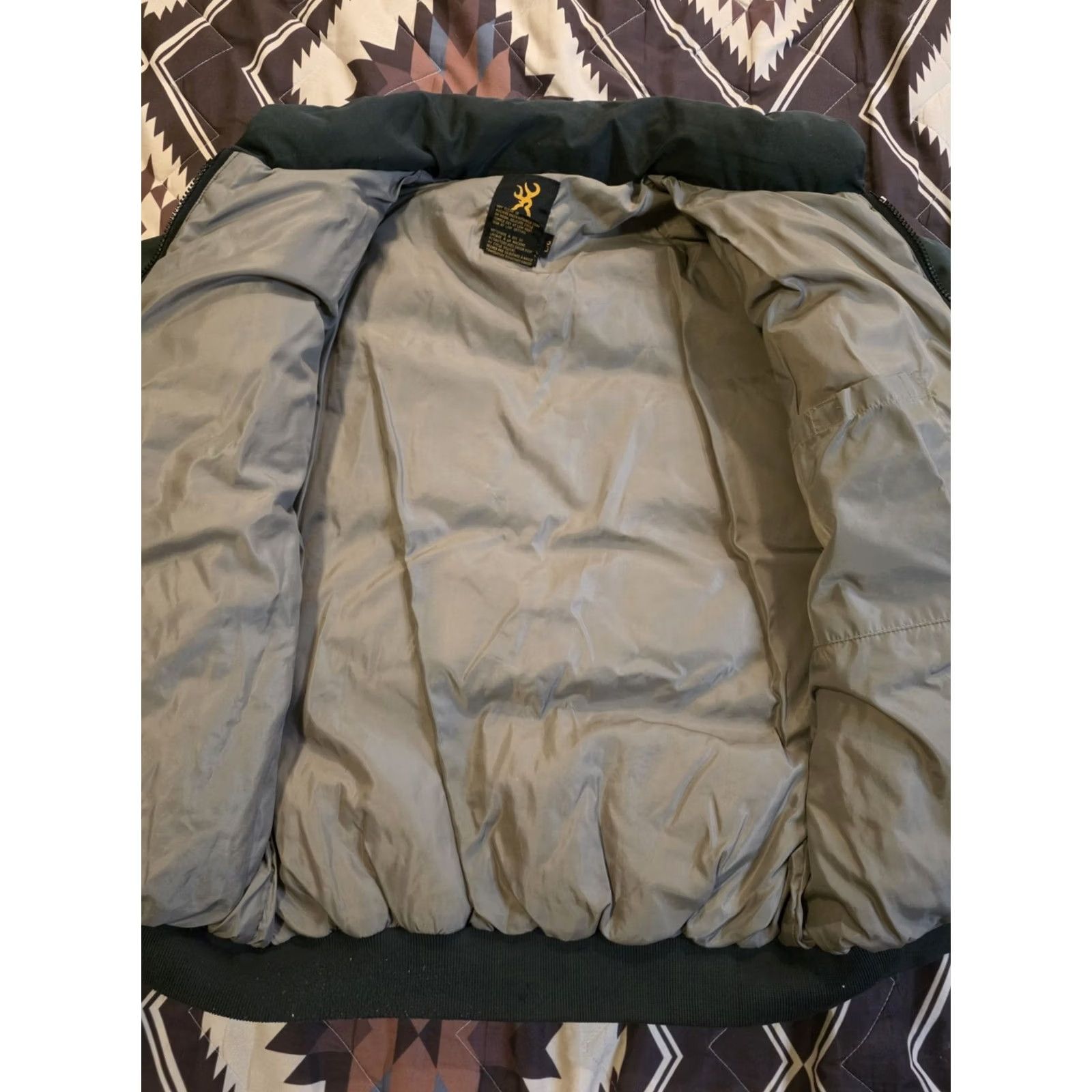 Vintage Vintage Browning Goose Down Puffer Jacket - Forest Green Hunting Mens Size Large Size US L / EU 52-54 / 3 - 3 Thumbnail