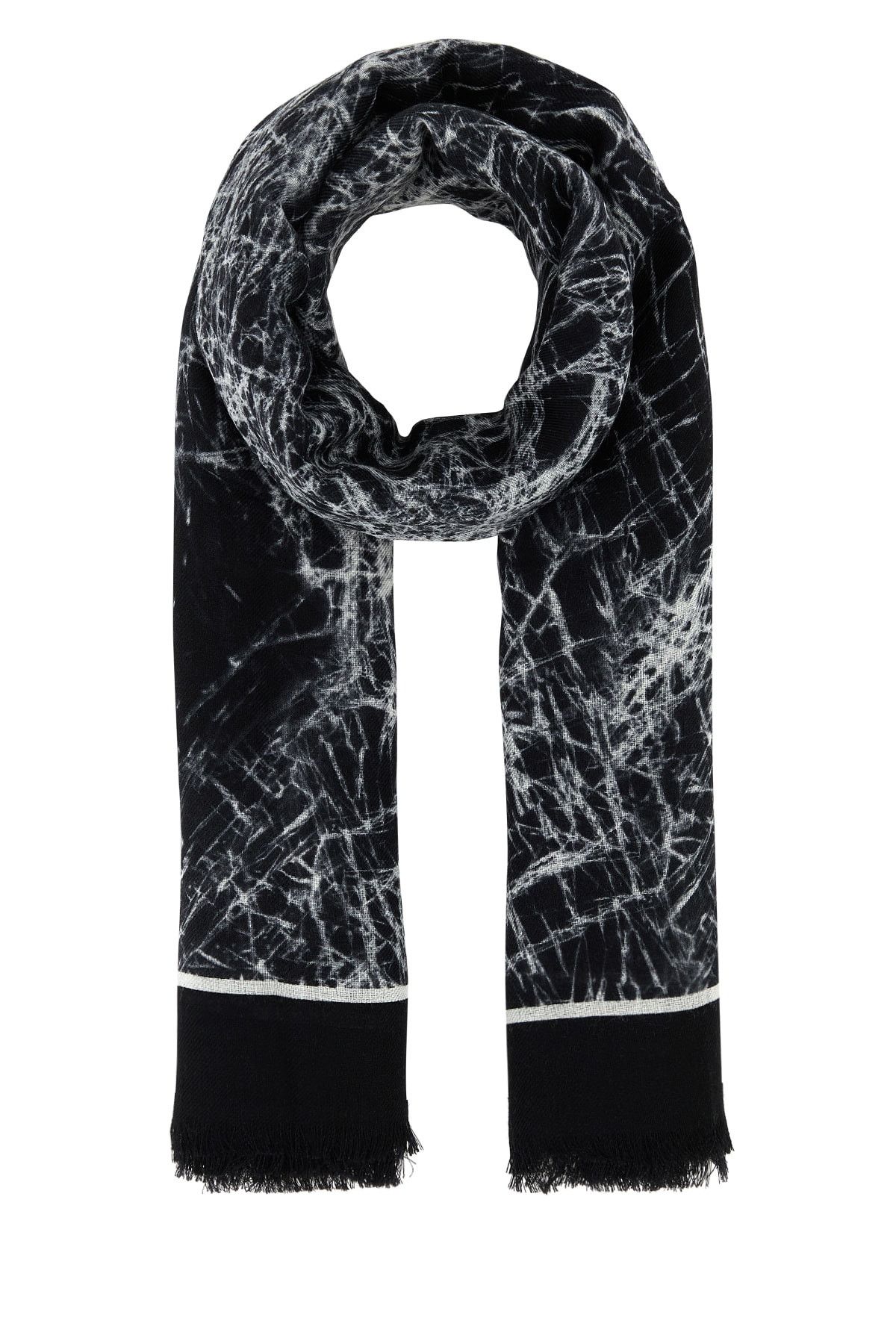 Alexander McQueen Scarf Logo Mohair 38X200 | Grailed