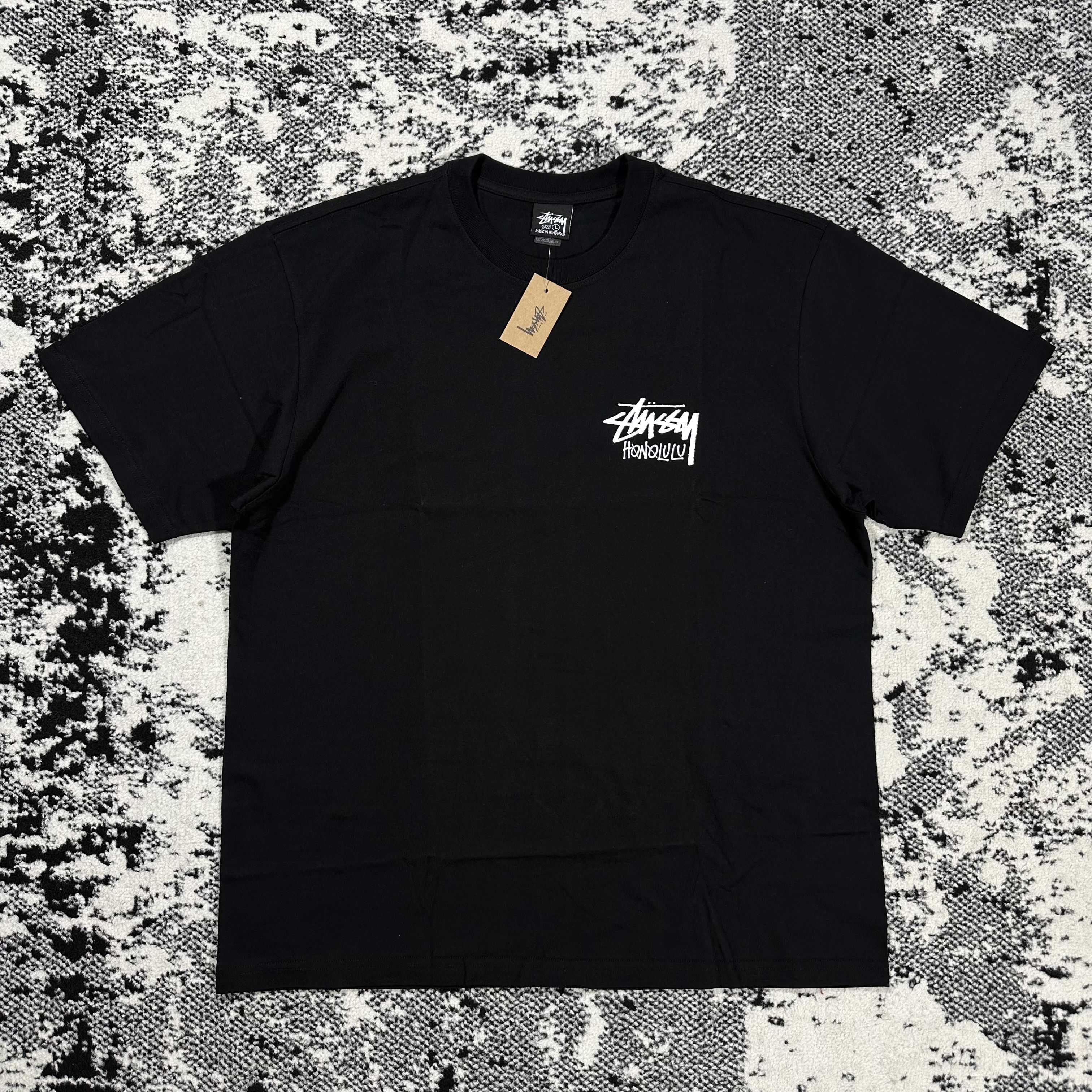 Stussy STUSSY HONOLULU TEE BLACK Size US XL / EU 56 / 4 - 3 Thumbnail