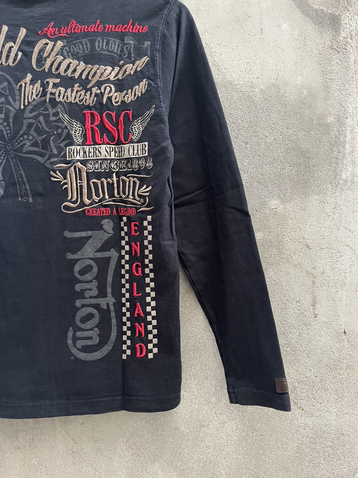 If Six Was Nine × Japanese Brand × Norton 200s Norton - RSC Rockers Speed Club Graphic Tee Size US S / EU 44-46 / 1 - 9 Thumbnail