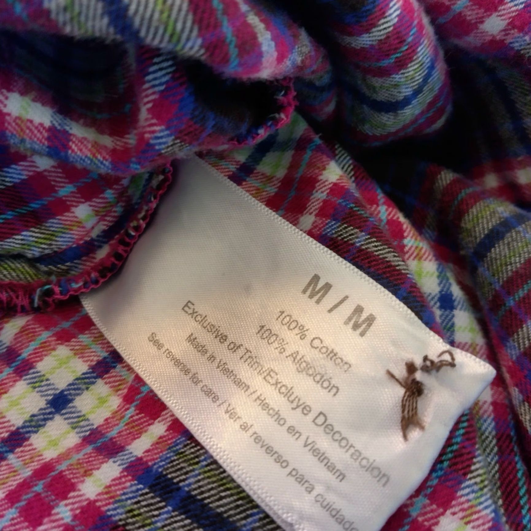 Eddie Bauer Eddie Bauer Shirt Women M Pink Plaid Flannel Cotton Button-Up Outdoorsy Casual Workwear Womens Size M / US 6-8 / IT 42-44 - 7 Thumbnail