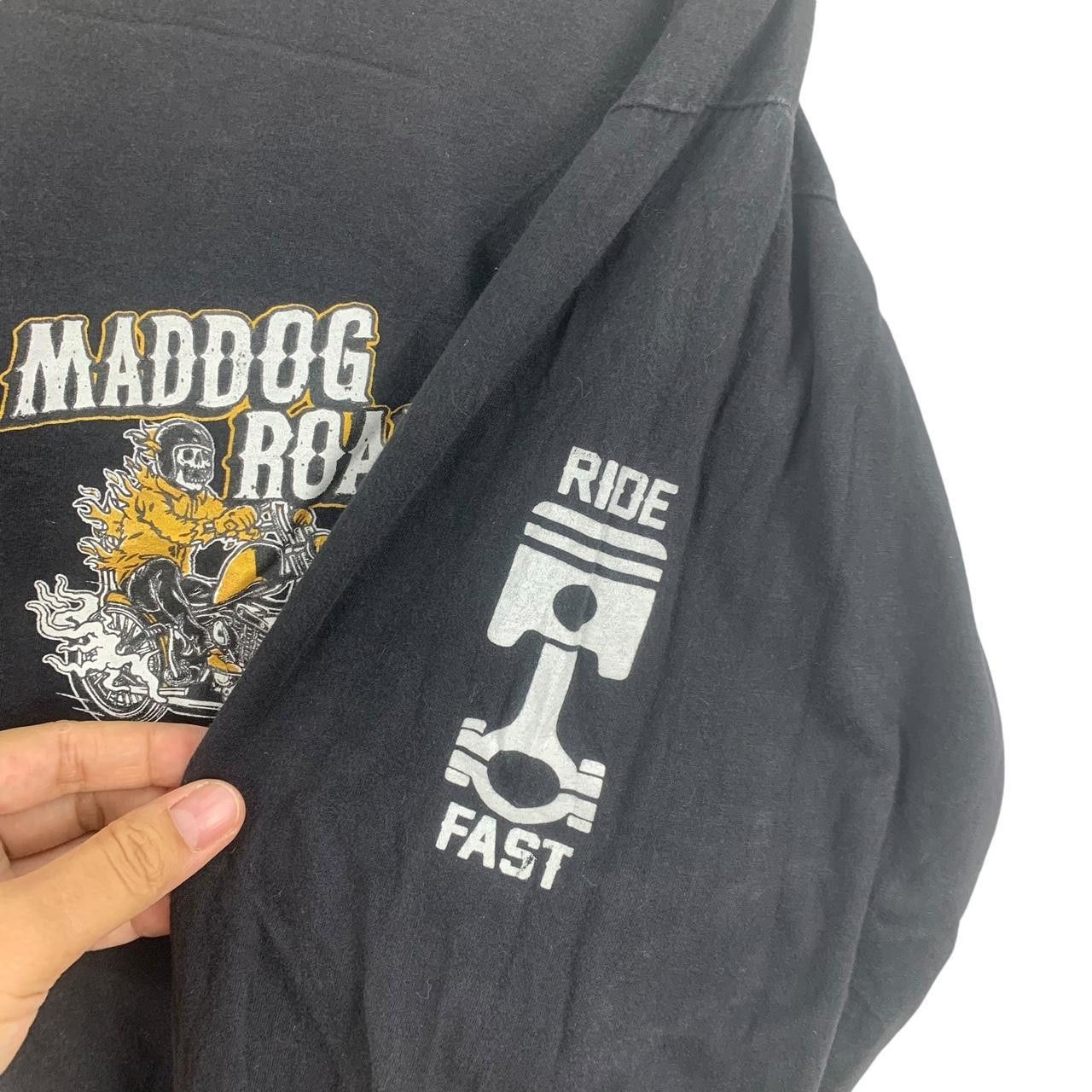 Vintage Vintage THE MADDOG ROAD Fast Ride Tee Shirt Top Size US XL / EU 56 / 4 - 6 Thumbnail