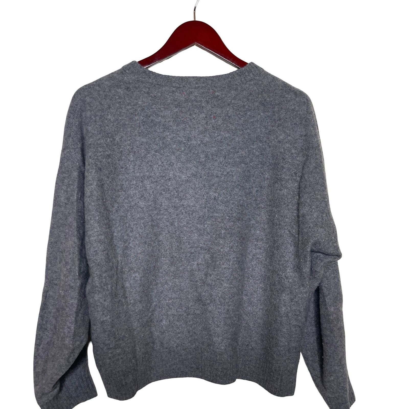 NAADAM Naadam Grey Lightweight Reversible Cashmere Crewneck pullove Size US M / EU 48-50 / 2 - 5 Thumbnail