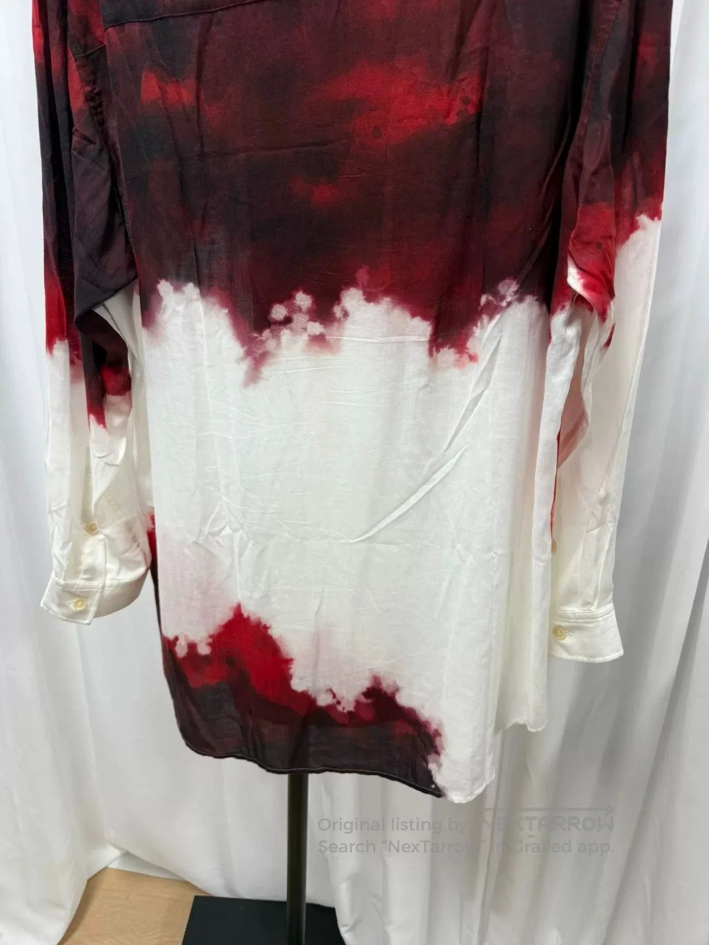 Yohji Yamamoto Yohji Yamamoto Pour Homme Red Shirt. Size US XXL / EU 58 / 5 - 7 Thumbnail