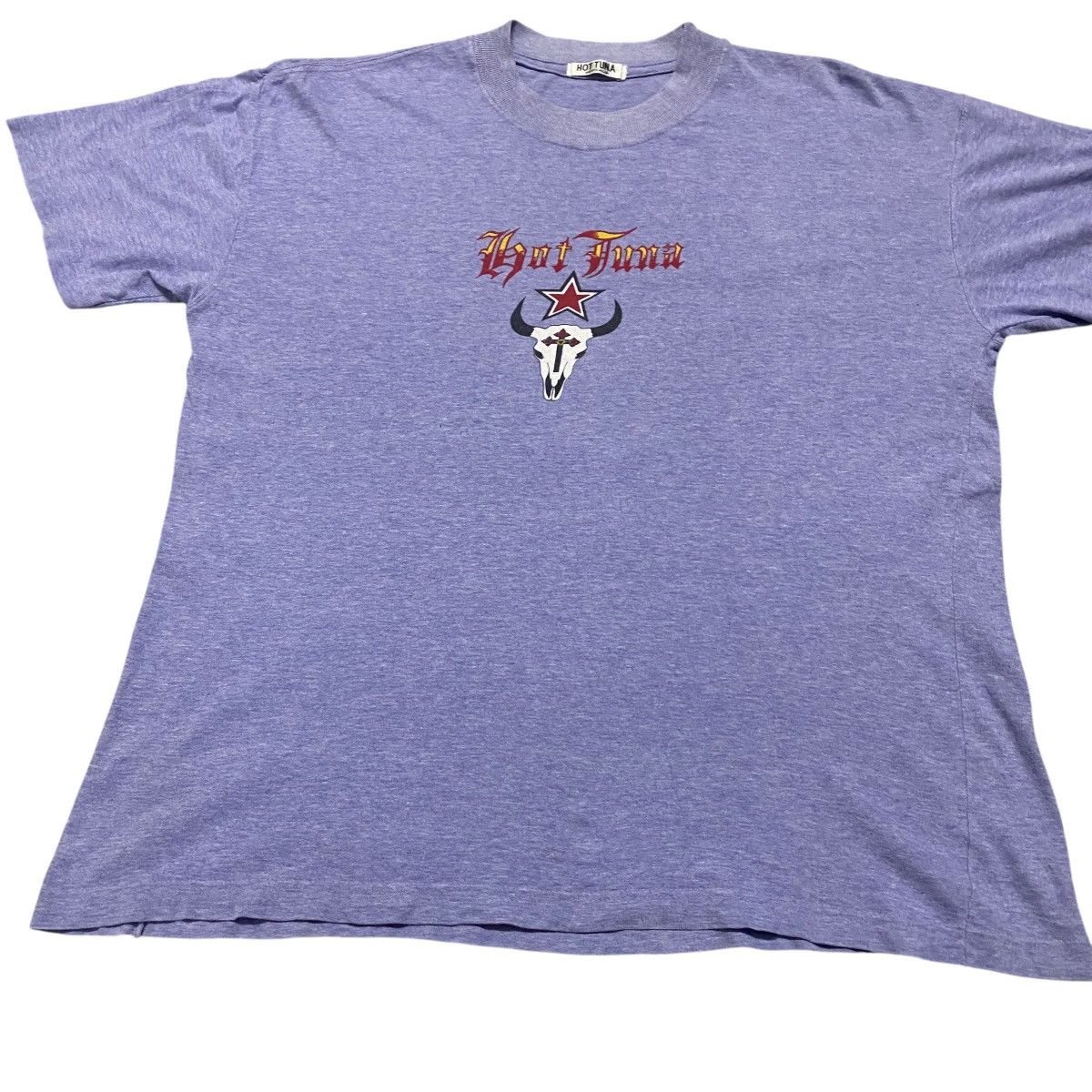 Hot Tuna Vintage 90s Hot Tuna Skateboard Bones Pentagram Shirt Size US M / EU 48-50 / 2 - 6 Thumbnail