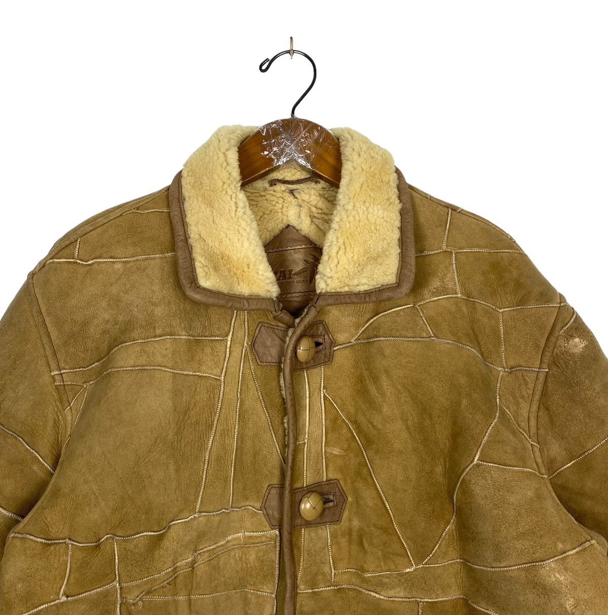 Hai Sporting Gear Hai Sporting Gear Issey Shearling B3 Patch Work Jacket Size US M / EU 48-50 / 2 - 4 Thumbnail