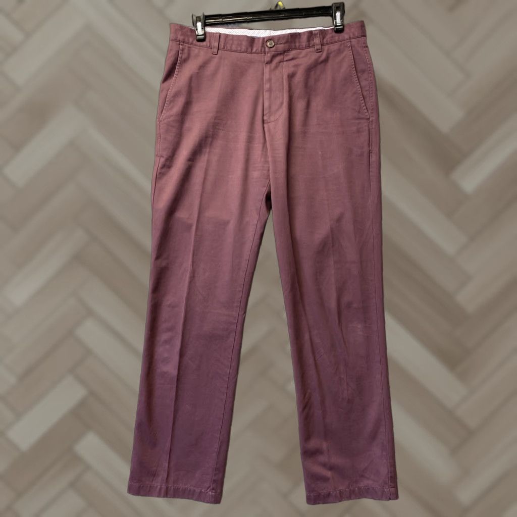 Southern Tide Southern Tide SkipJack Pants Men 34x32 Maroon Chino Straight /0397 Size US 34 / EU 50 - 1 Thumbnail