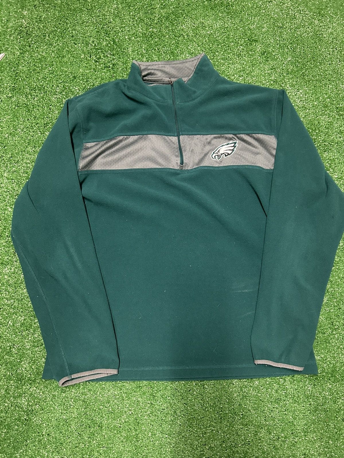 NFL × Vintage Vintage NFL Eagles quarter zip Size US XL / EU 56 / 4 - 1 Thumbnail