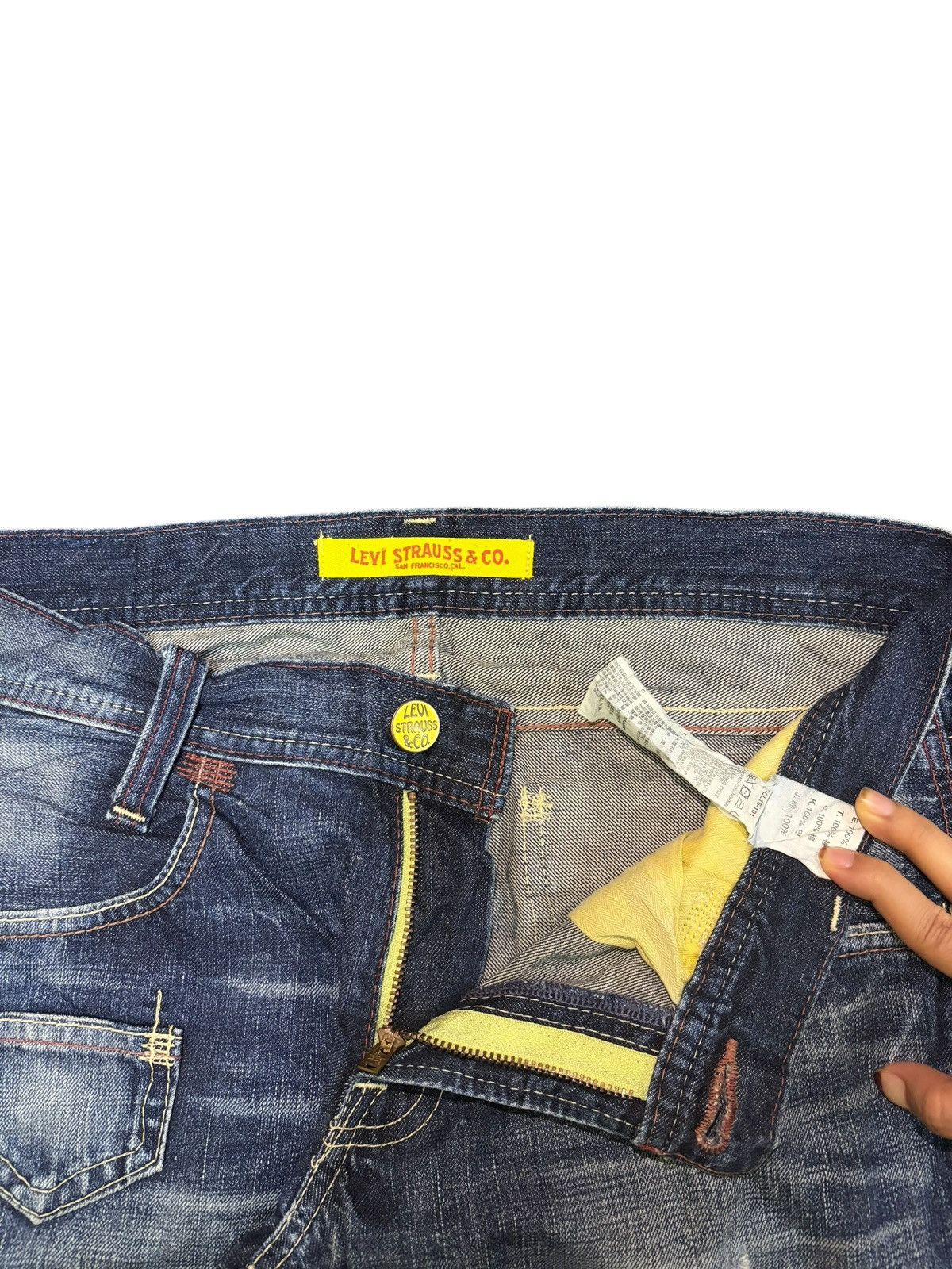 Levi's Vintage 90s Levis Special Edition Distress Loose Jeans Size 33" - 5 Thumbnail
