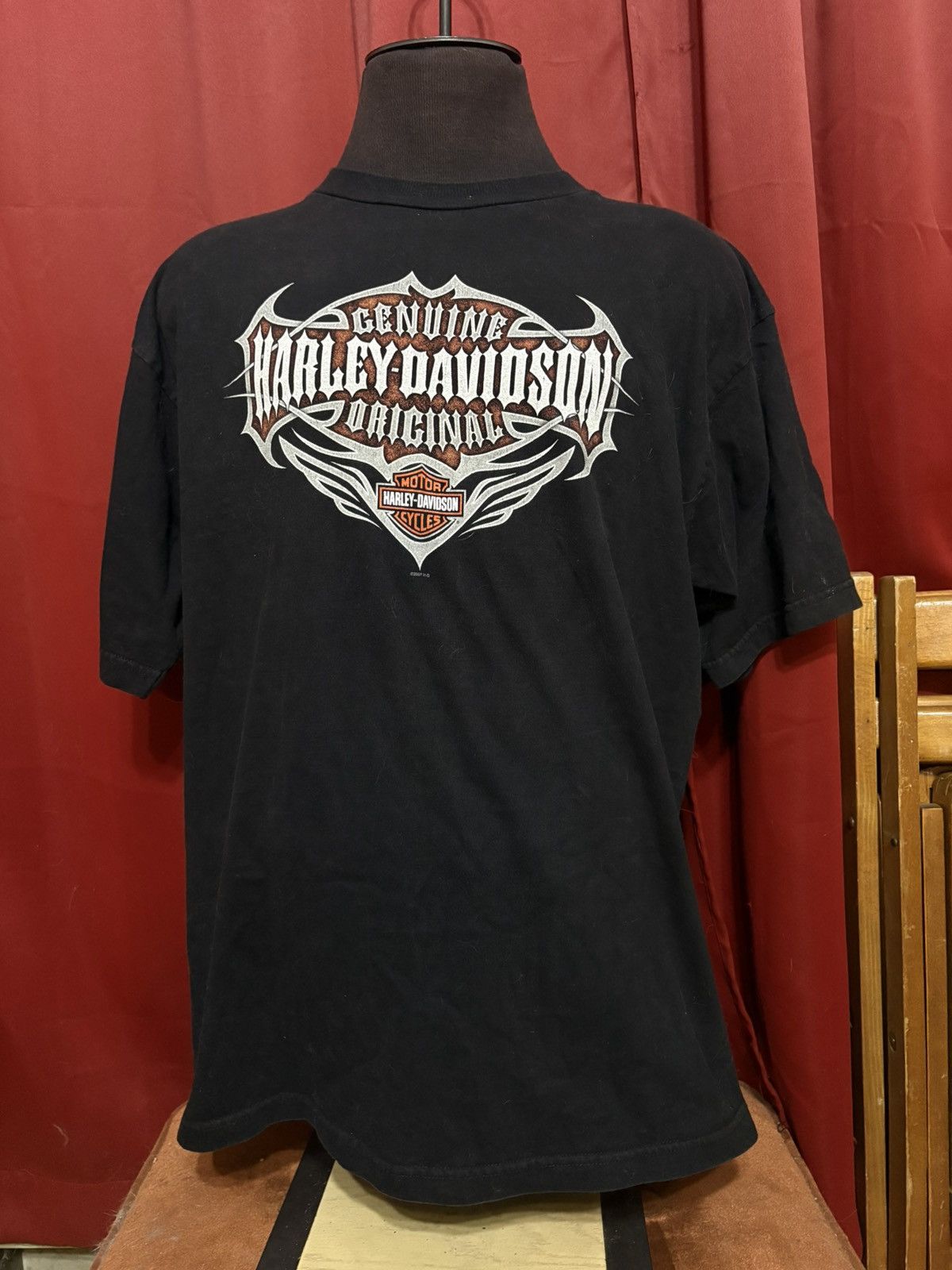Harley Davidson Vintage Harley Davidson Shirt United Emirates Biker Grail Size US XXL / EU 58 / 5 - 1 Thumbnail