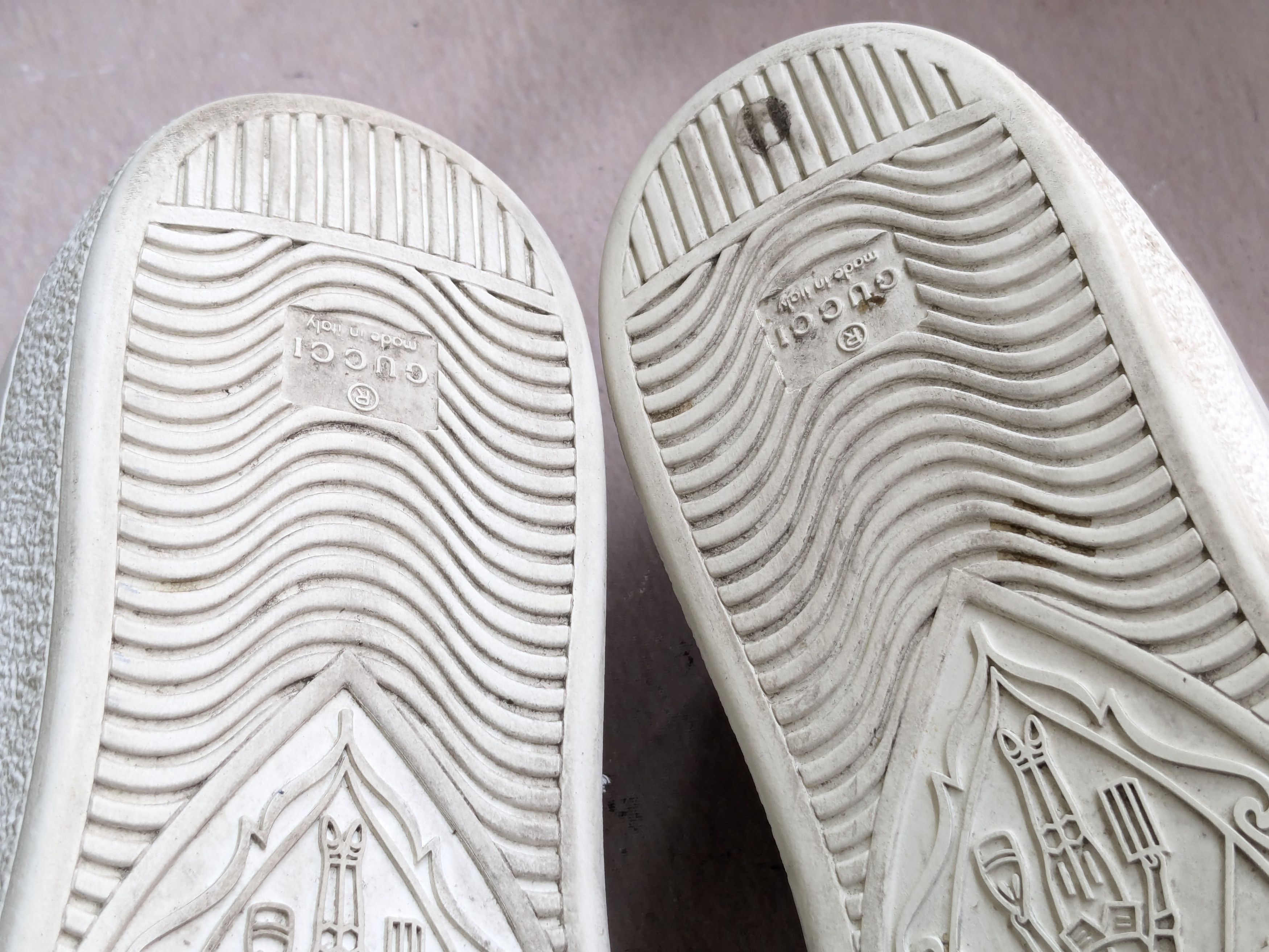 Gucci Gucci Ace Sneakers White 13.5 White Low Tops 386750 Size US 13 / EU 46 - 16 Thumbnail