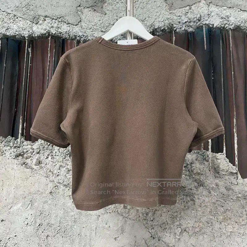 Miu Miu Miu Miu Beige Summer Short Sleeve T-Shirt . Size L / US 10 / IT 46 - 2 Thumbnail